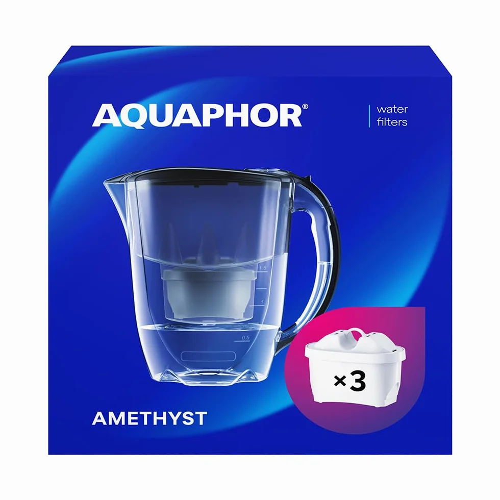 AQUAPHOR Amethyst dzbanek filtrujący 2,8 l MAXFOR+ redukuje kamień chlor