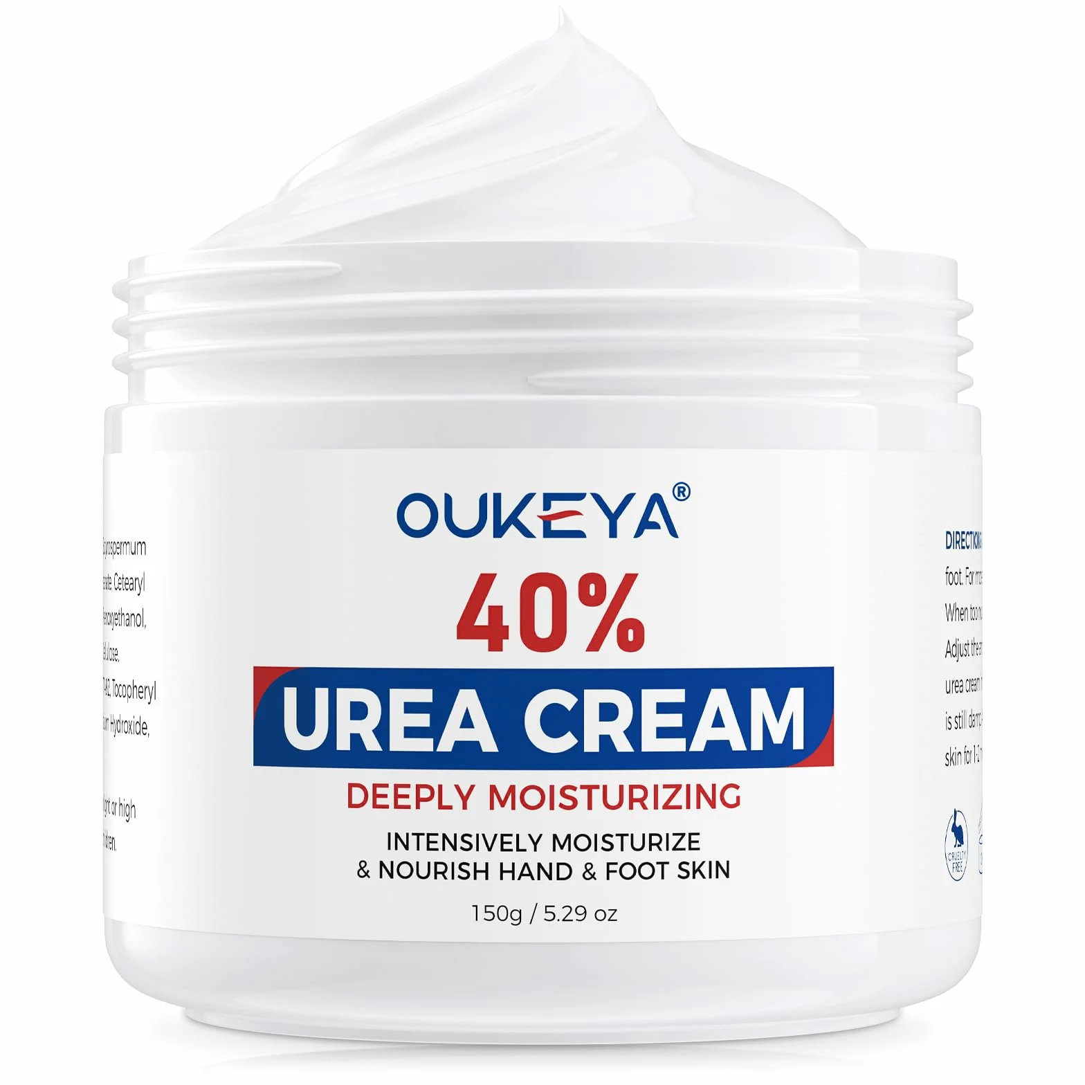 Krem Mocznikowy 40%, do Stóp i Rąk na Suche Pęknięcia, Lotion z 40% Moczniku, Maksymalna Siła, 150 g (1 Paczka)