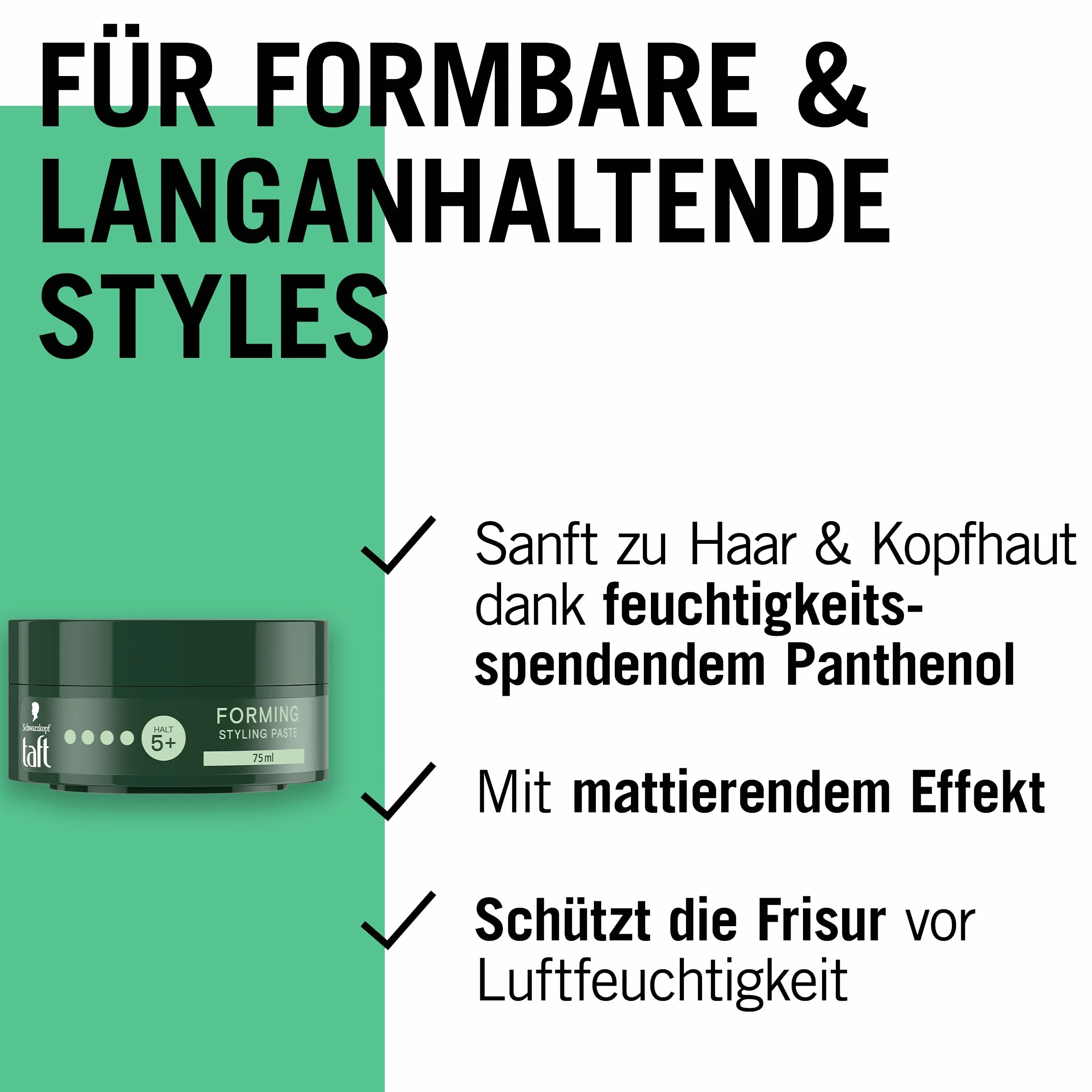 Schwarzkopf Taft Pasta do Włosów, 75 ml
