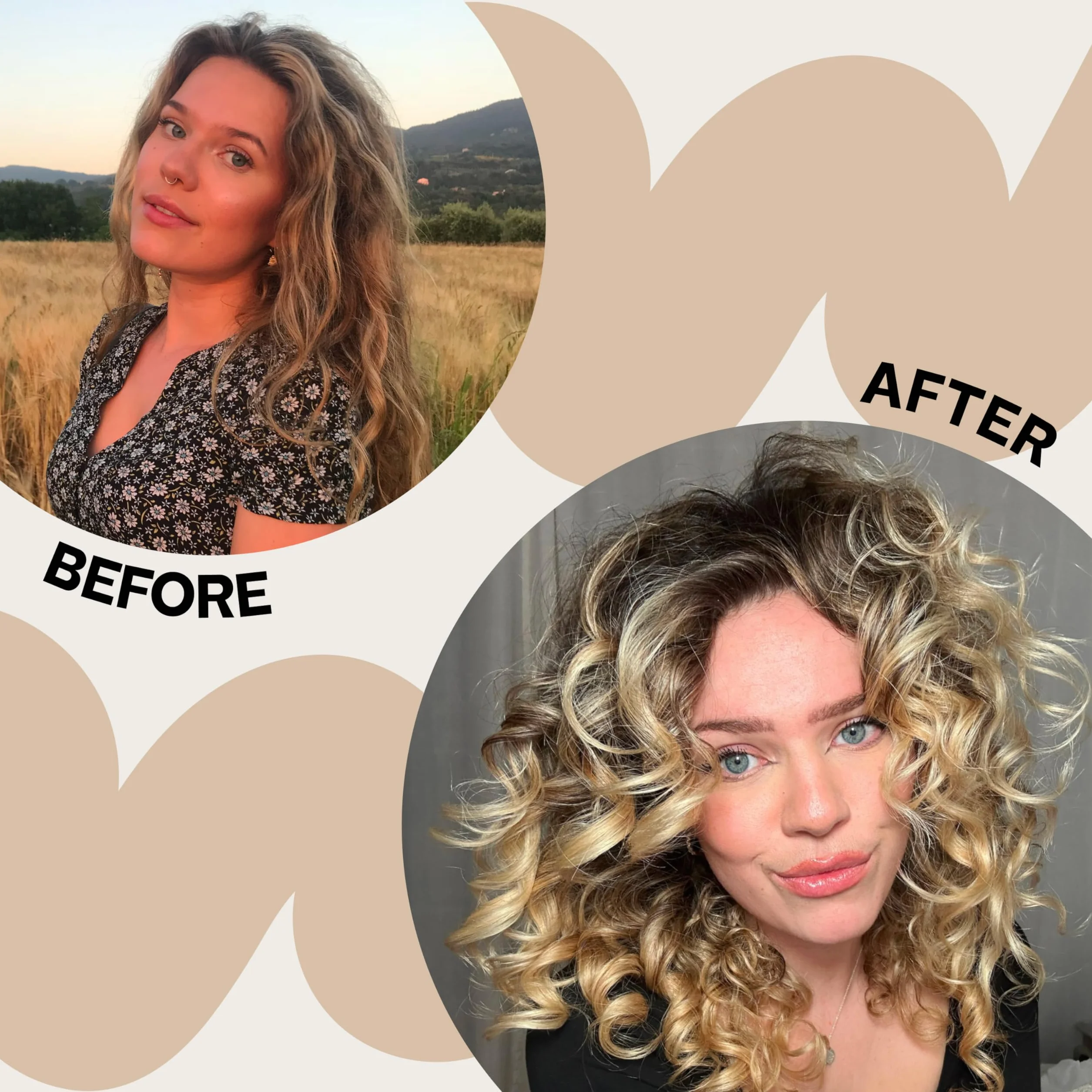 BALI CURLS szampon odżywczy – odżywczy szampon do włosów – wysokiej jakości szampon do naturalnych loków – wegański środek do mycia włosów dla gładkich, zdrowych włosów – 250 ml