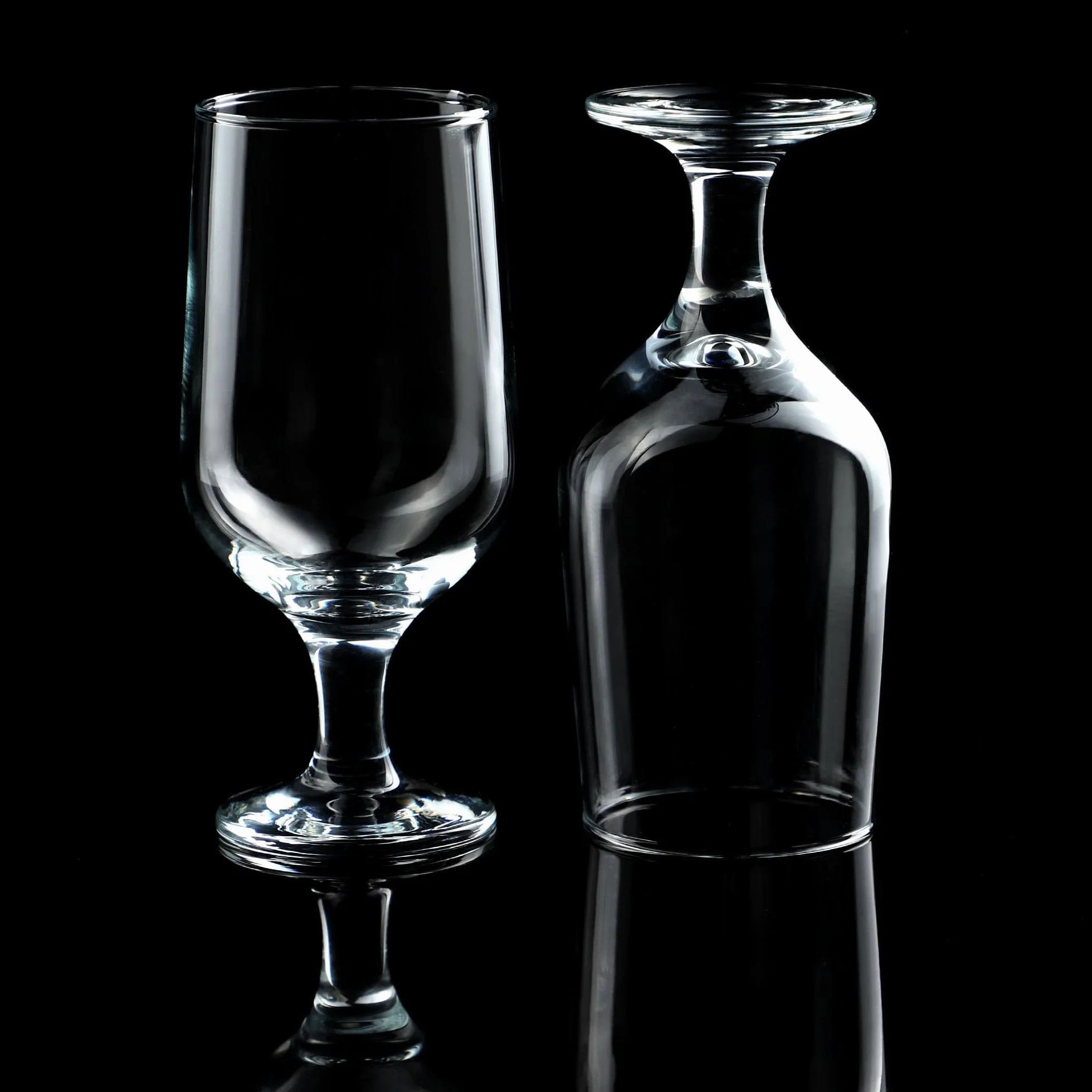 KADAX Zestaw 6 szt. Pokale do piwa 385 ml, szkło tulipany