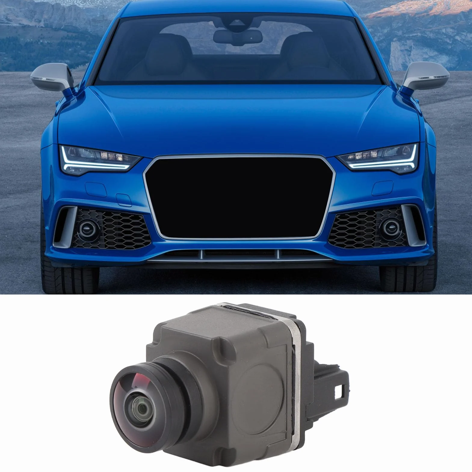 Kamera Zapasowa Tylnego Widoku, 7P6980551C 7P6.980.551C Wysokiej Rozdzielczości Odporna od Wstrząsu Parkingowa Wymiana Kamery Odwrotnej dla Awangardowych Allroad S6 S8 RS6 RS7