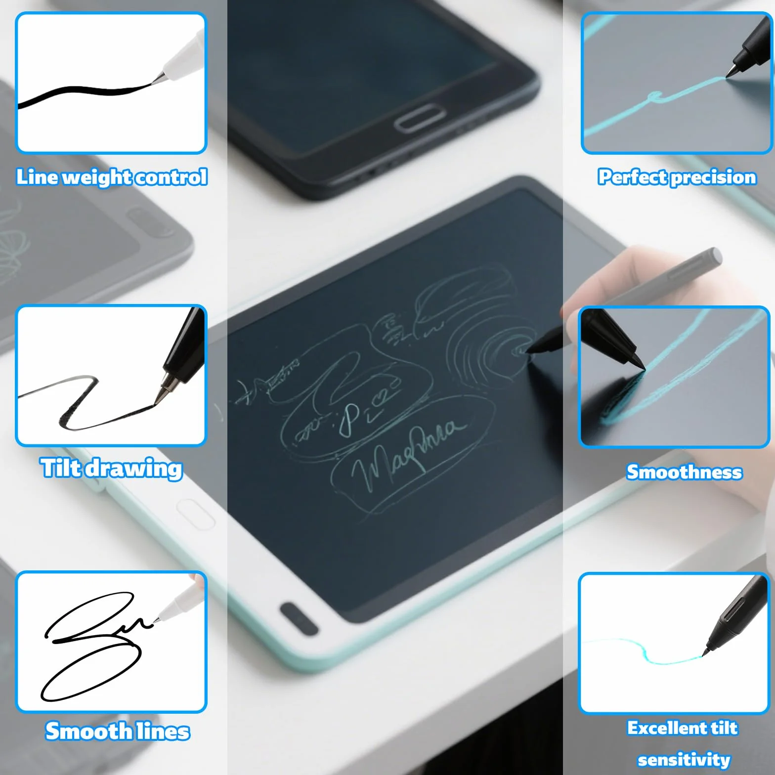 Gosknor 8szt Końcówki Zamiennych do S Pen, Metalowych i Plastikowych Stalówki Rysika z Klipsem Kompatybilny z Samsung Galaxy Tab S10+/S10 Ultra/ S9 / S8 / S7 / S6 Lite / S22 / S23 / S24 Ultra