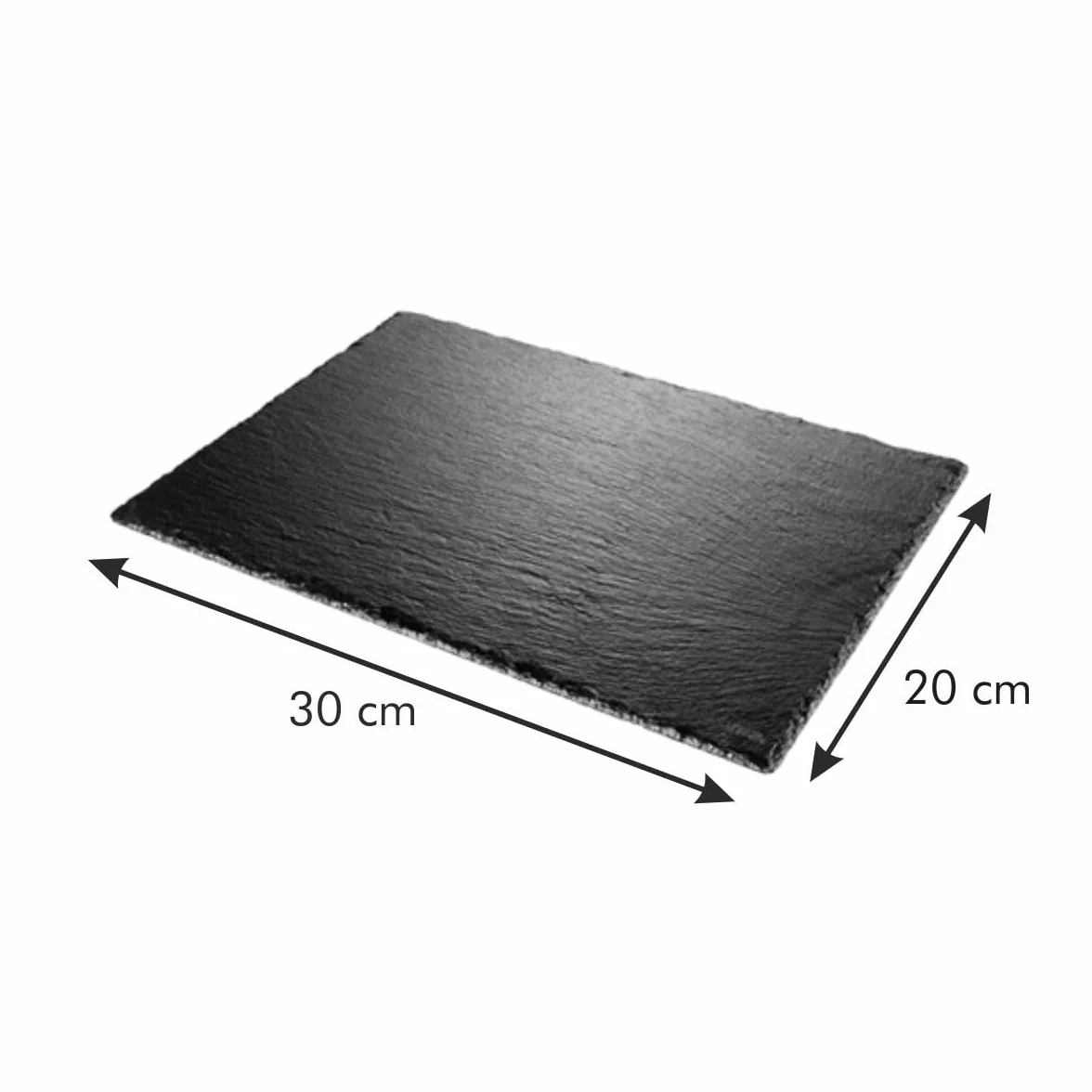 Tescoma GrandChef 428822 talerz łupkowy, 30 x 20 cm, czarny