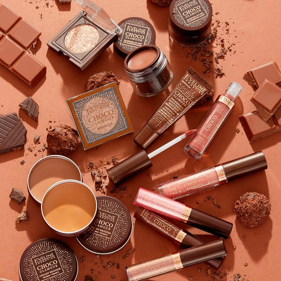 Eveline Cosmetics Choco Glamour Cream bronzer z skwalanem i witaminą E do konturowania i nawilżania