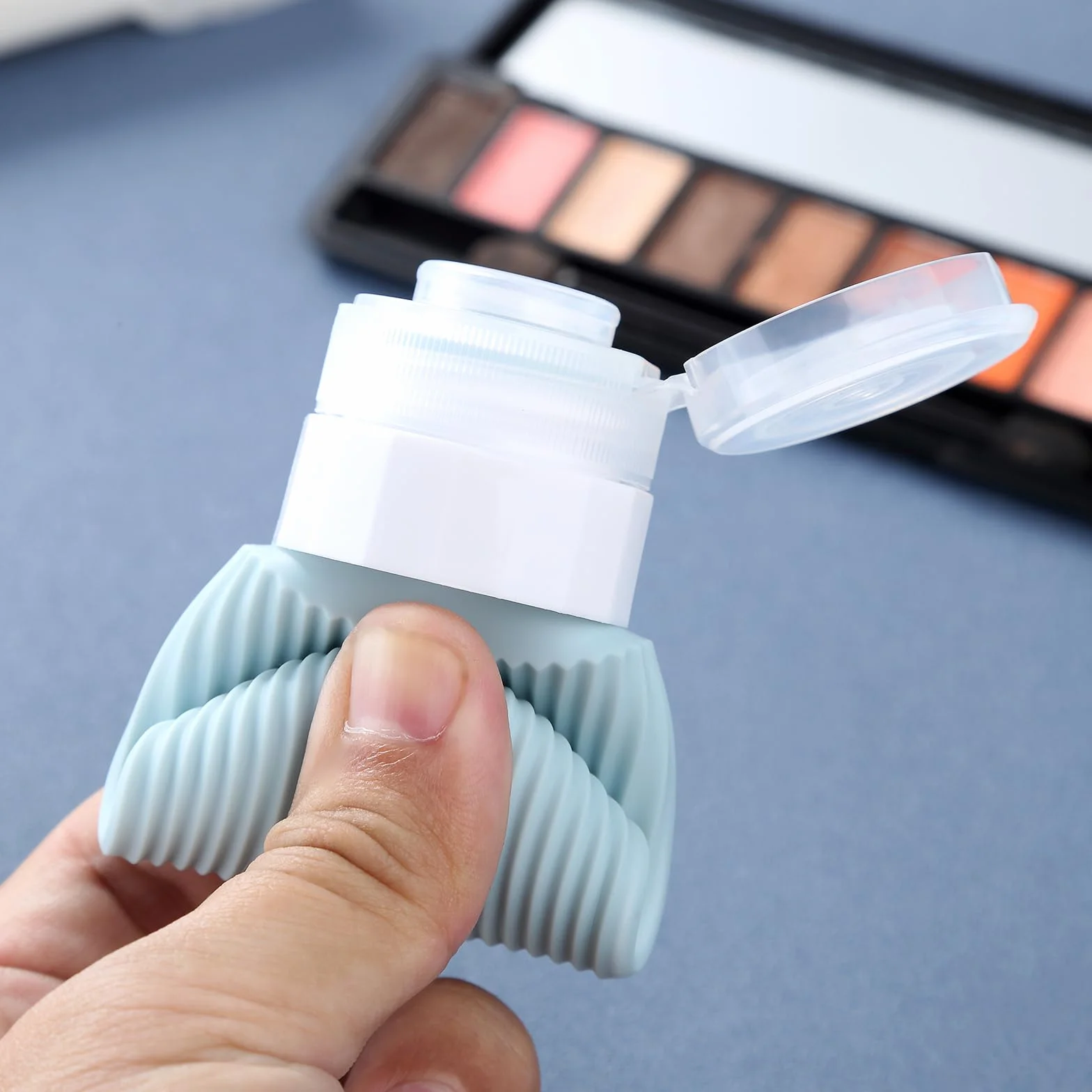 Gemice Silikonowe butelki podróżne, zestaw 60 ml, 4 sztuki butelek podróżnych, do napełniania, do bagażu podręcznego, szczelne, butelki kosmetyczne do napełniania, pojemniki nie zawierają BPA,
