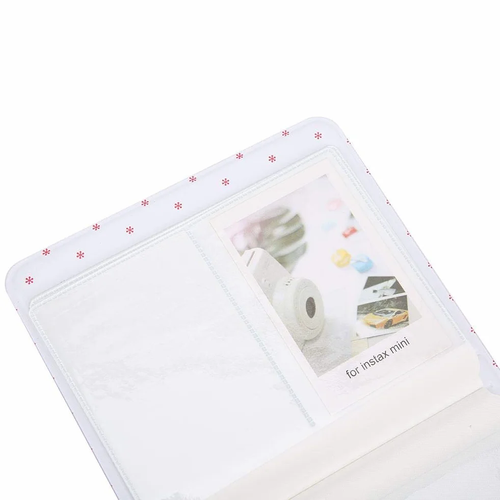 Mini album fotograficzny 3-calowy 64 kieszonkowy dla Instax Mini 9/8/8+, 25 x 14 x 0,3 cm