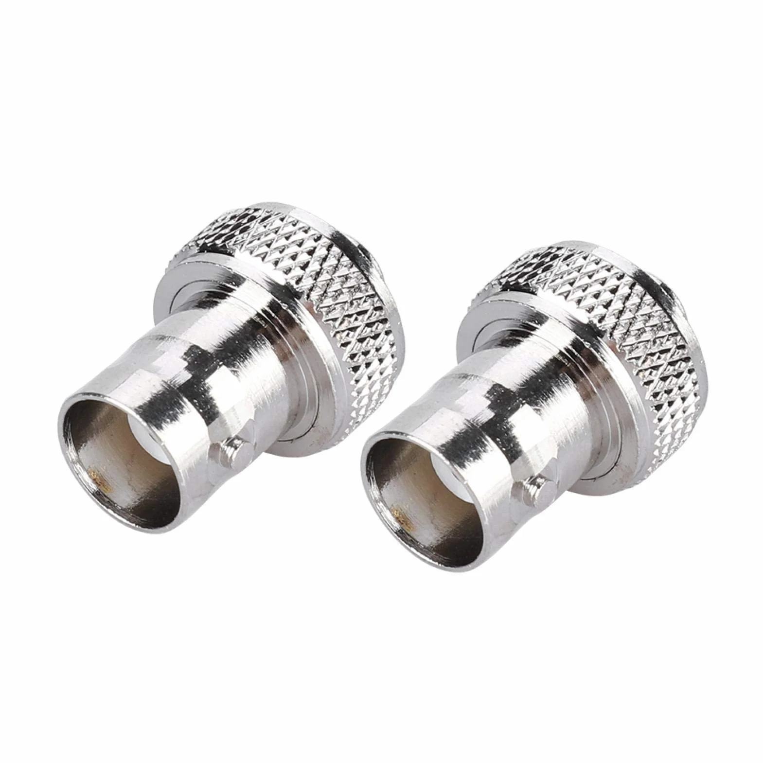 ASHATA złącze SMA na BNC, 2-częściowe gniazdo SMA na gniazdo BNC, adapter konwersji, adapter SMA na BNC ze stabilną adaptacją do aplikacji o wysokiej częstotliwości, anteny, urządzenia WLAN