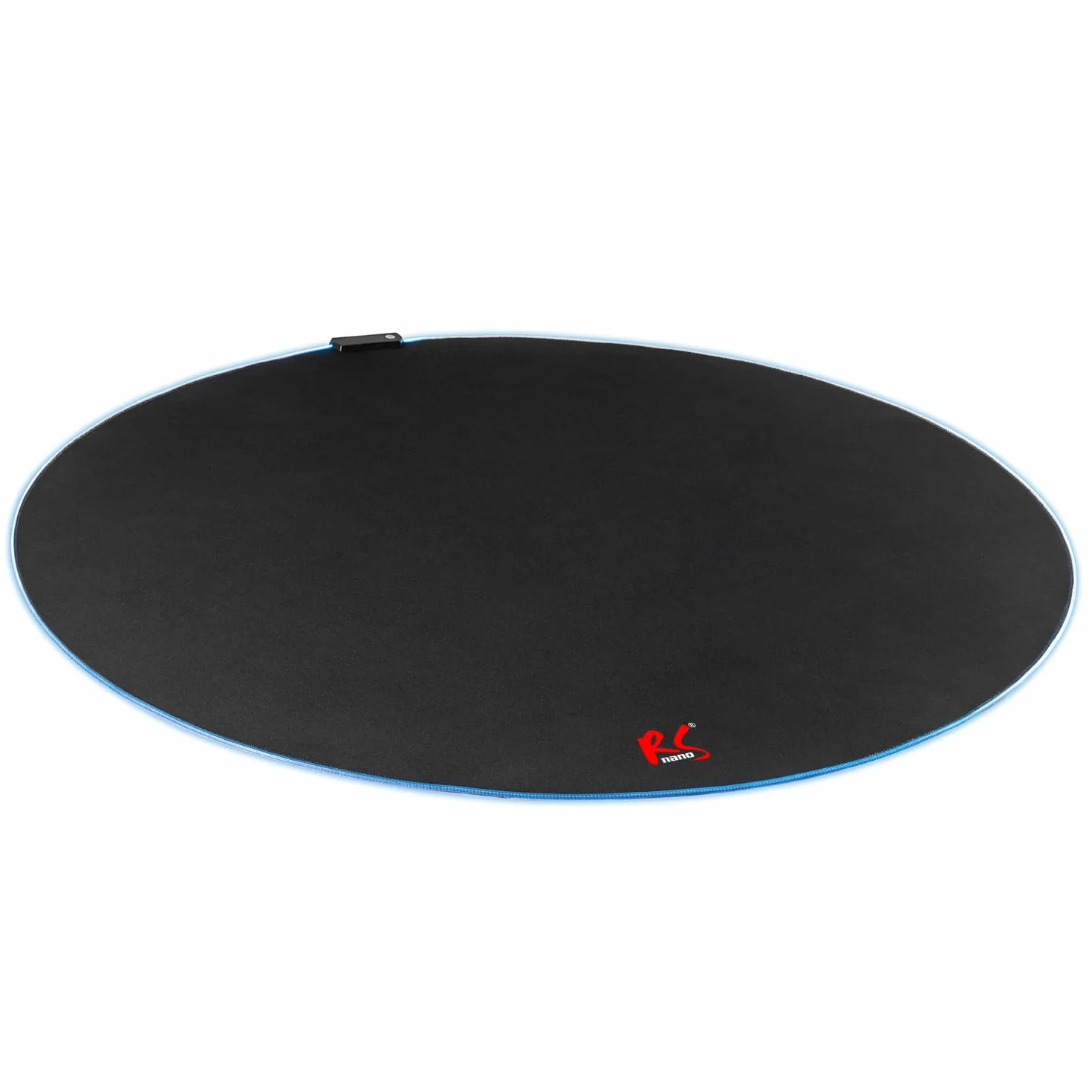 RS171 mata na krzesło gamingowe z podświetleniem RGB, średnica: 100 cm, ochrona podłogi, mata ochronna, podkładka pod krzesło biurowe, antypoślizgowa powierzchnia