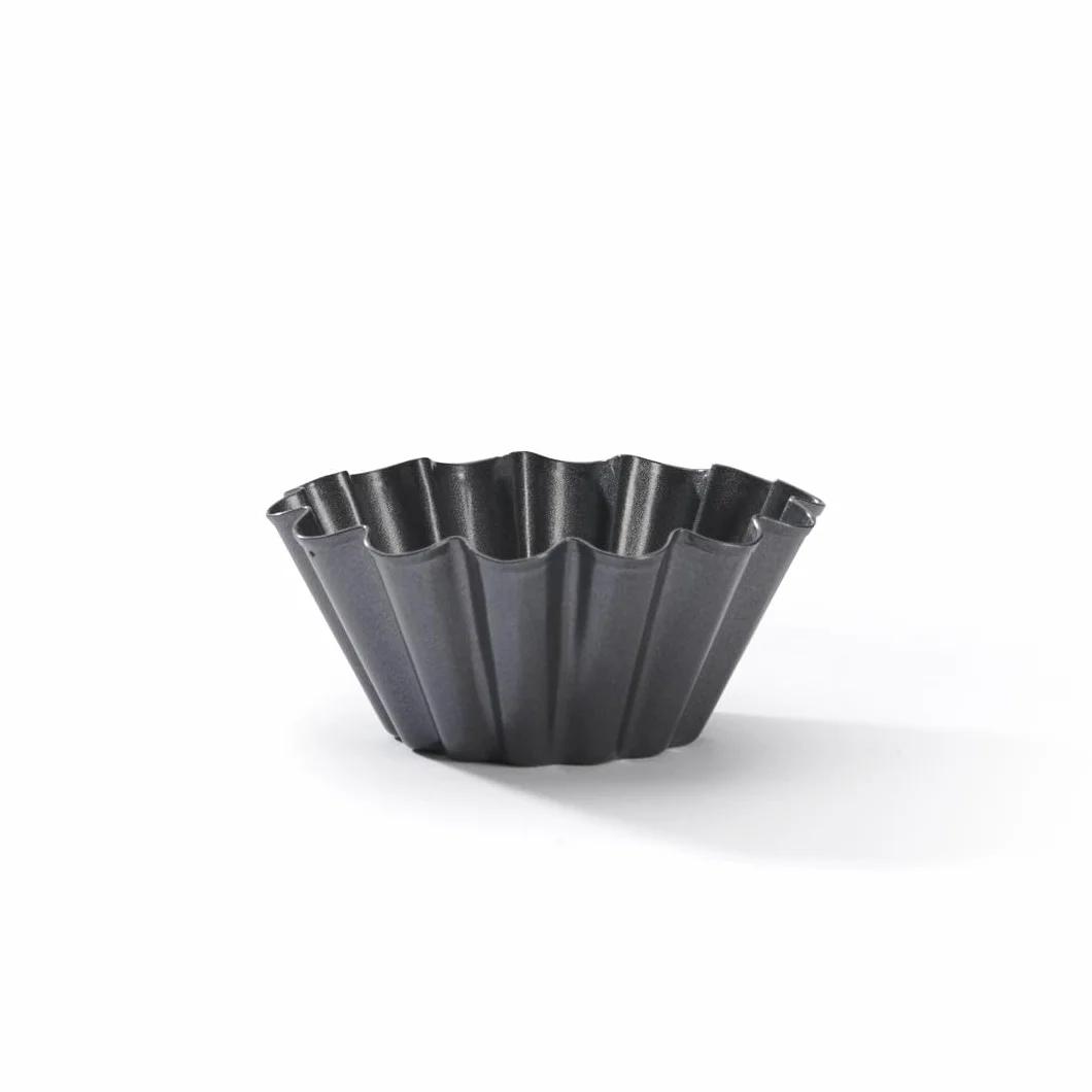 de Buyer Foremka Brioche ze stali nieprzywierającej 10 x 4,5 cm 4702.10 czarna