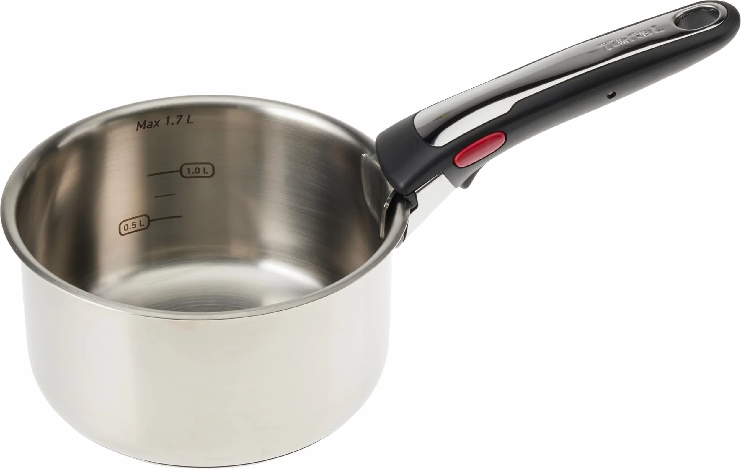 TEFAL L898S3 Zestaw garnków 4-elementowy INGENIO Preference, rondel 16, 18 i 20 cm, odpinana rączka, powłoka wzmocniona tytanem, wskaźnik Thermo Signal, grube dno Thermo Fusin, do wszystkich kuchenek