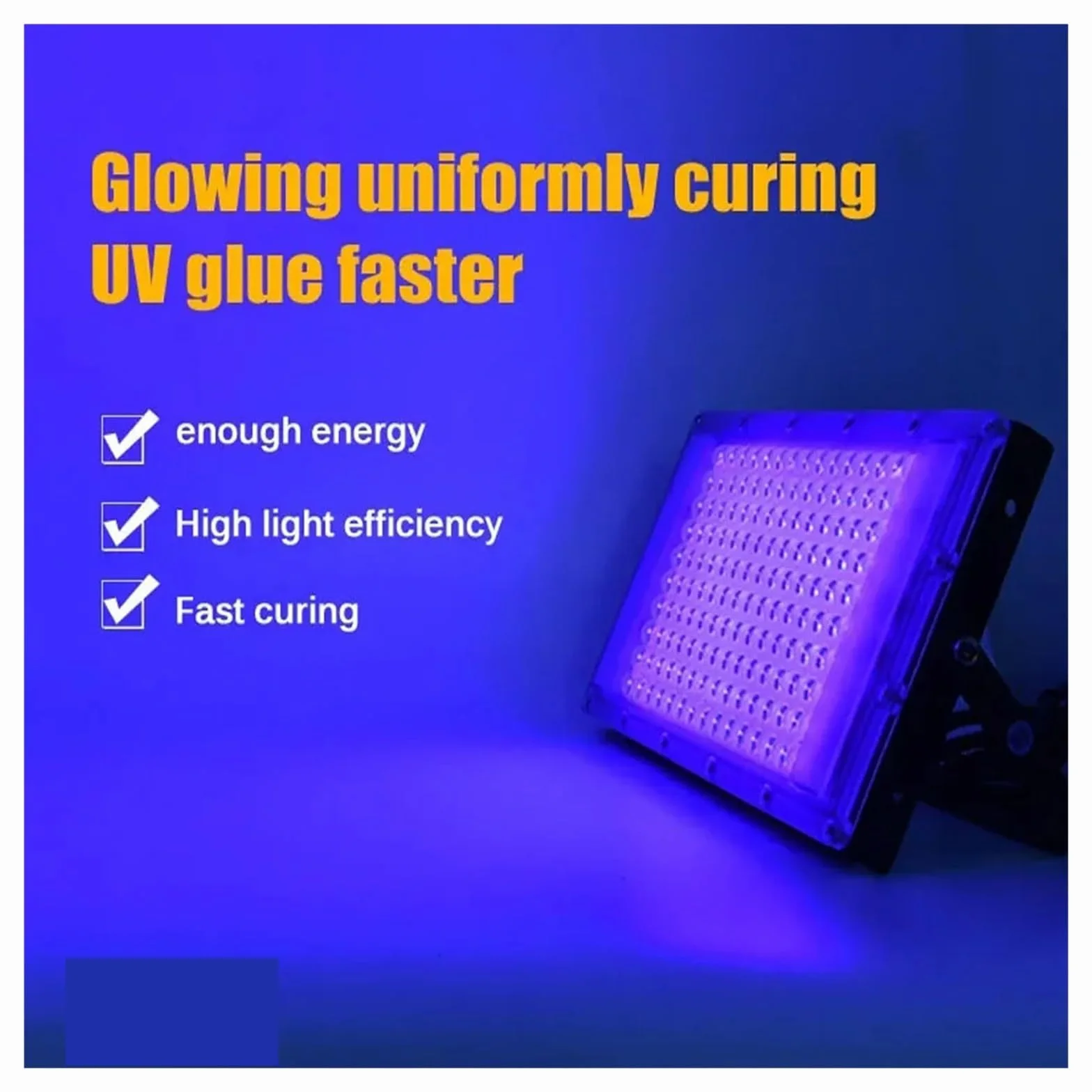 100 W 300 W 365 nm 395 nm 405 nm Lampa UV do utwardzania żywicy Fluorescencyjna detekcja Bezcieniowa lampa do utwardzania kleju Zielona żywica olejowa Obudowa do utwardzania DIY(365nm X 395nm,100W)
