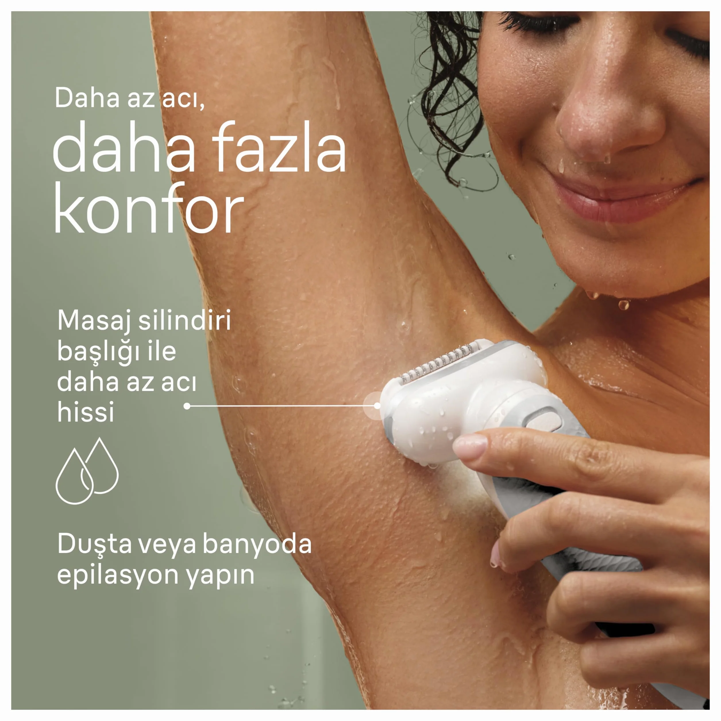 Braun Silk-épil 9, depilator damski/depilator do długotrwałego usuwania włosów, nasadka do golenia, nasadka trymera, 9-041, biały/srebrny