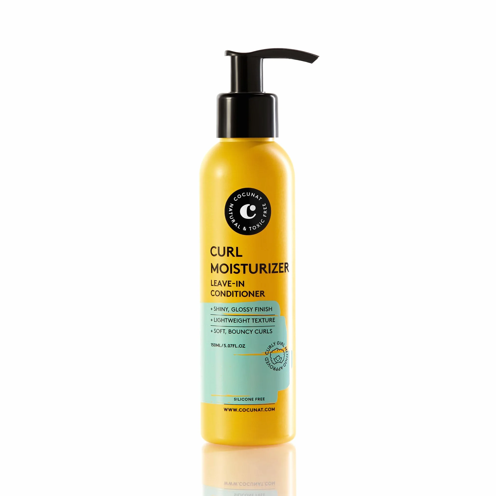 COCUNAT - Curl Moisturizer Leave-in - Detangles, Defines and Moisturises Curls - Flexible, Shiny and Smooth Curl - Maximum Moisturisation - Curly Method - Styling Cream - Eliminates Frizz - 150 ml