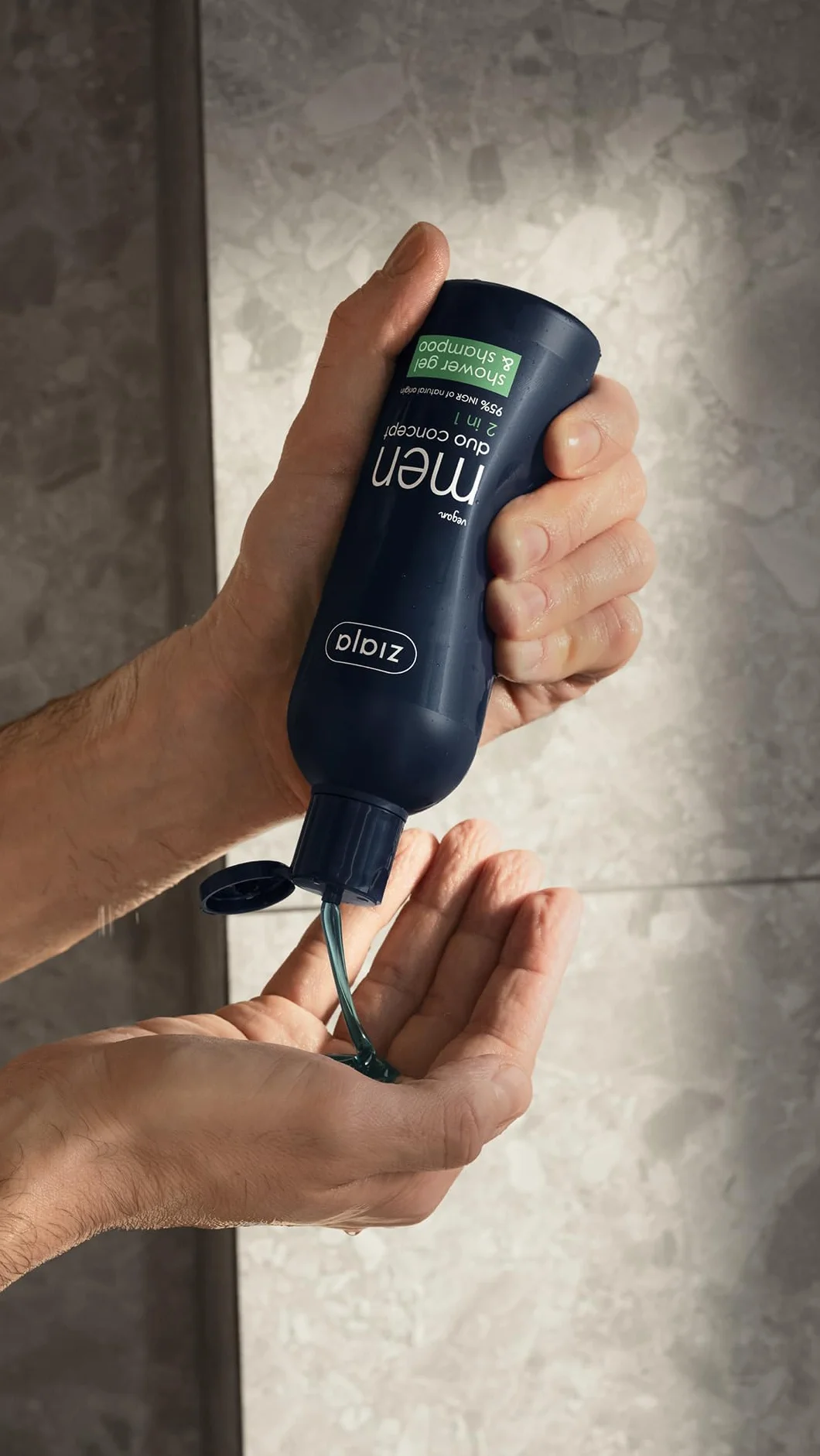 ZIAJA produkt do pielęgnacji włosów, Gel De Ducha Y Champú 2 En 1 Para Hombre - 300 Ml
