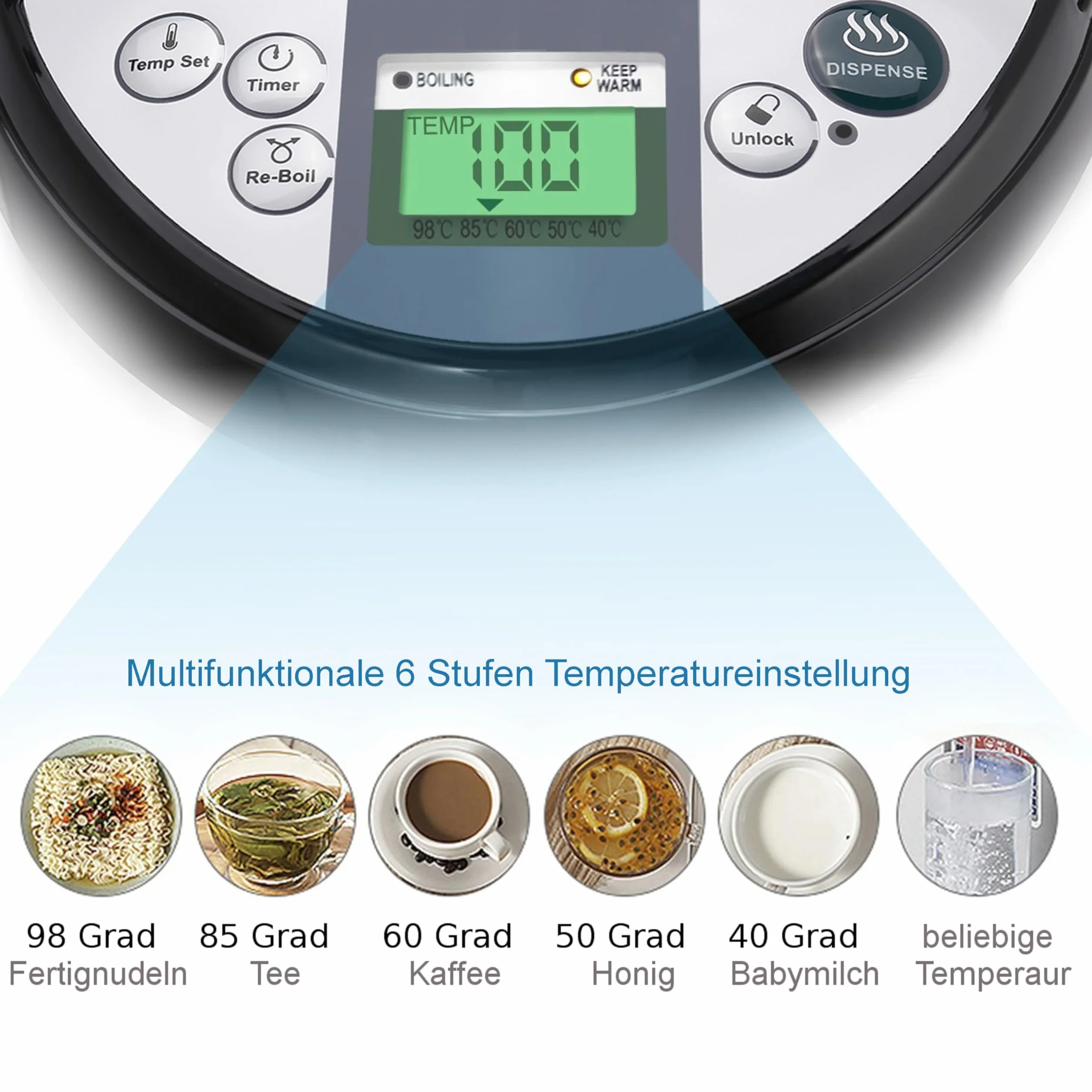 Thermopot 5 litrów dozownik wody ze stali nierdzewnej czajnik elektryczny do grzanego wina