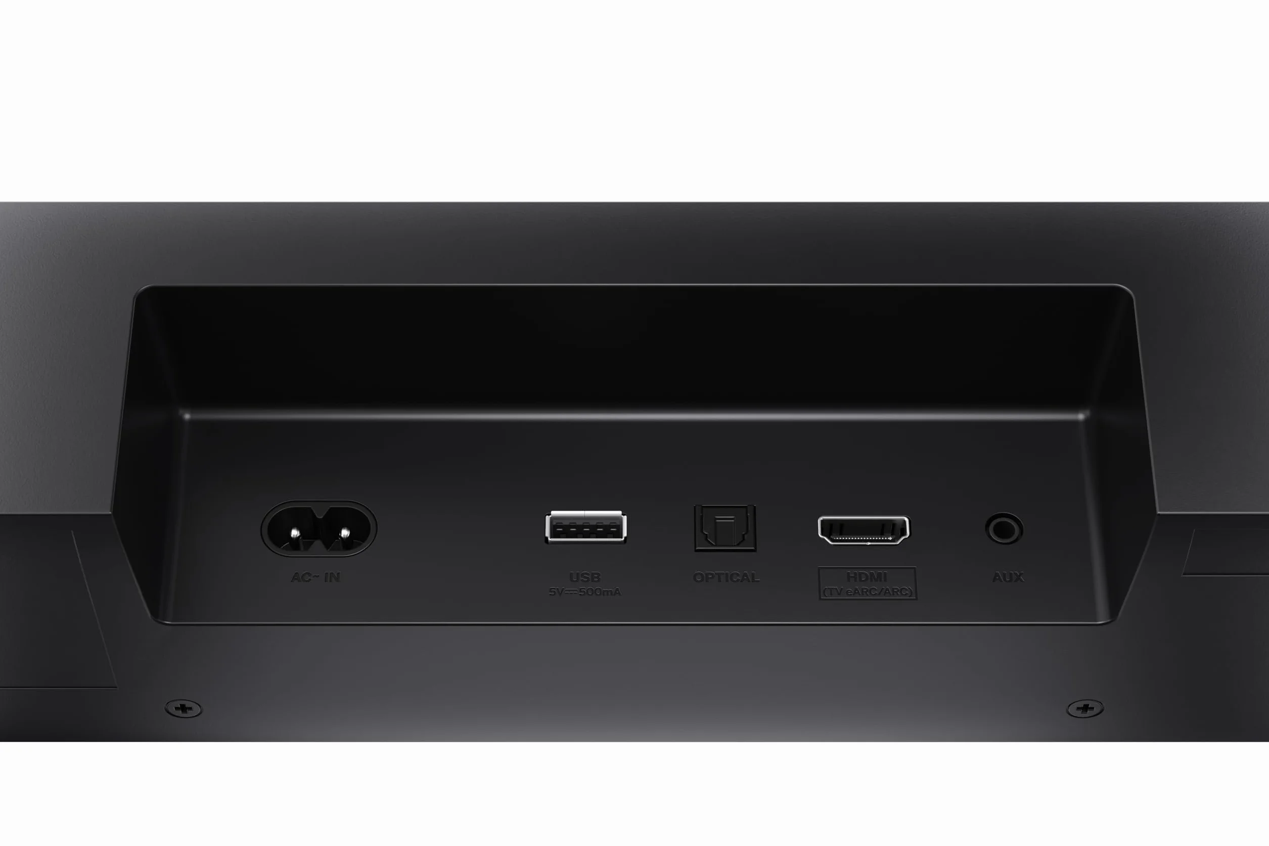 SHARP HT-SBW310 2.1-kanałowy ultracienki bezprzewodowy subwoofer, ROKU Ready, maks. moc 330 W – Dolby Atmos, DTS Virtual:X, HDMI eARC, Bluetooth 5.3, odtwarzanie przez USB, montaż na ścianie – czarny