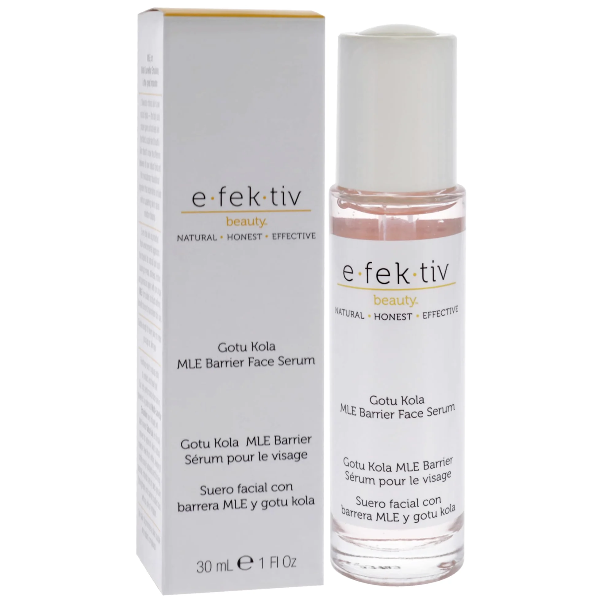 e.fek.tiv Beauty Gotu Kola MLE Barrier Serum - Głębokie nawilżanie i nawilżanie- Skincare- siarczan- wolny- Unisex- 1 fl oz