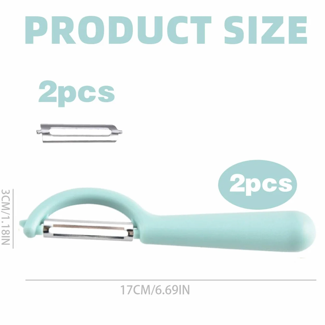 2 sztuki obieraczek z 2 zapasowymi ostrzami do obieraczki Tupperware, obieraczka do ziemniaków, najlepsza stal nierdzewna, pomoc kuchenna, gotowa do trzymania dla leworęcznych, do kuchni, szparagów