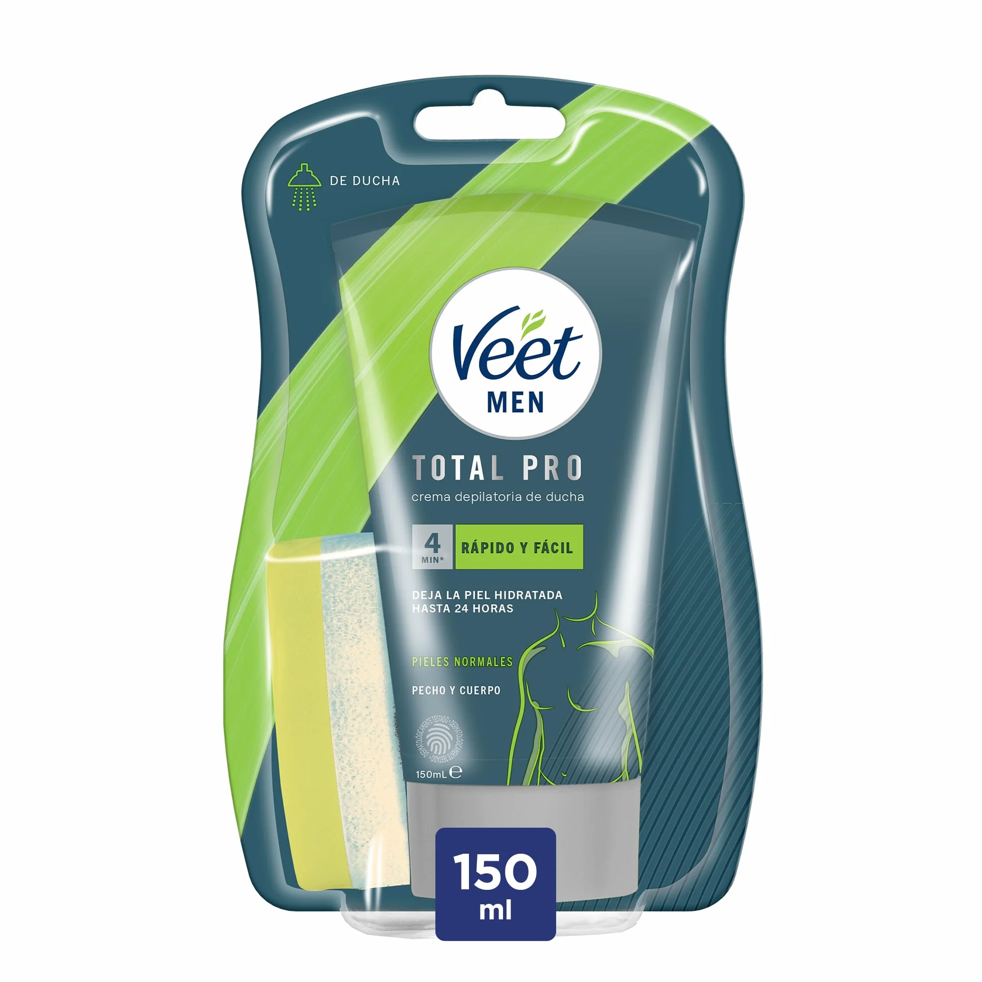 Veet for Men krem do depilacji ciała pod prysznicem dla mężczyzn, normalna skóra, 150 ml