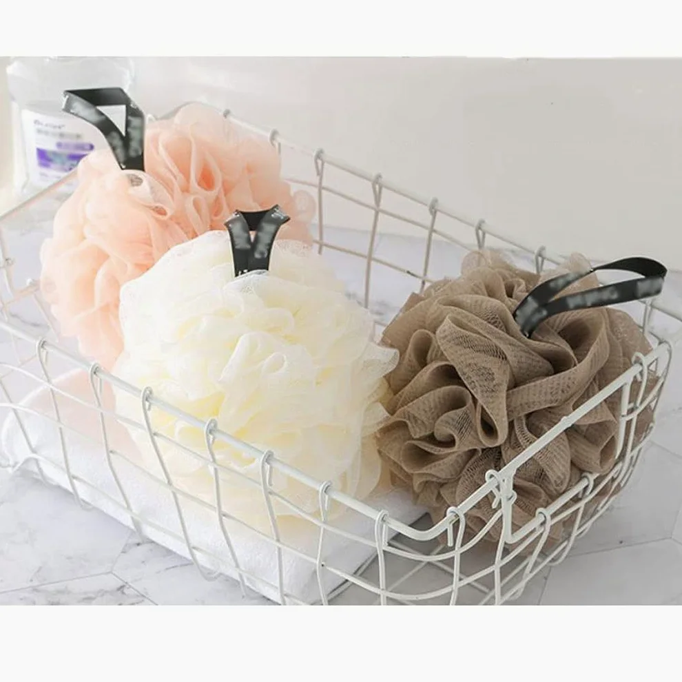 Ręcznik złuszczający Gąbka do kąpieli Prysznic Loofah Balls 60 g/szt, Duży peeling do ciała z gąbką Loofah złuszczający dla jedwabistej skóry, głębokie czyszczenie, 2 szt. Rękawiczek złus