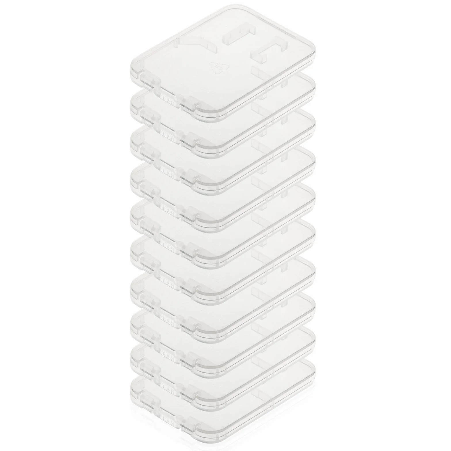 Poppstar pudełka ochronne, etui na kartę pamięci SD MMC MicroSD, 10 sztuk