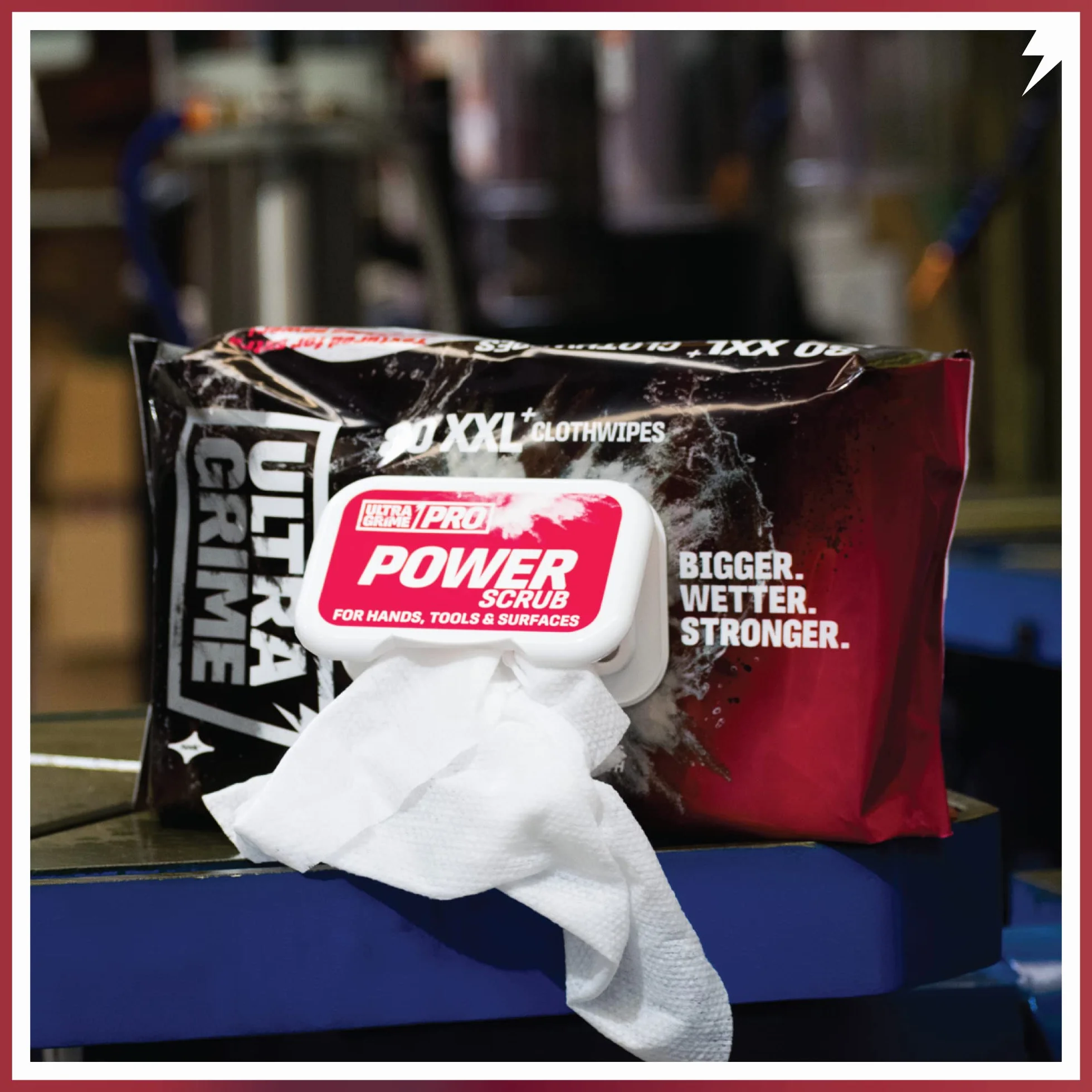 UltraGrime Pro Power Scrub Cleaning Wipes 80 sztuk 38 cm x 25 cm