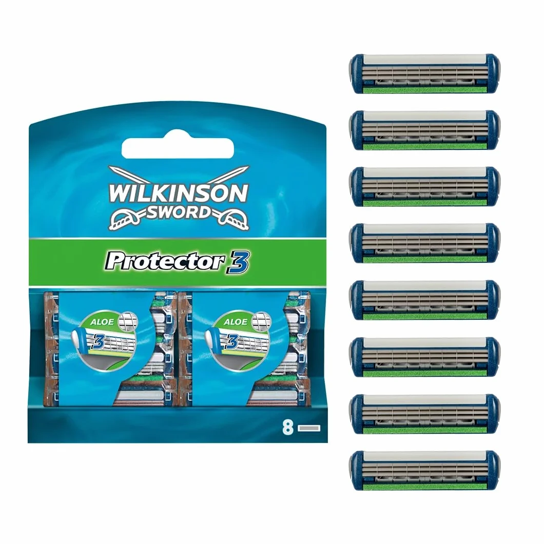 Wilkinson Sword 70051360 Item Type Name, 8 Sztuk, Niebieski/Zielony
