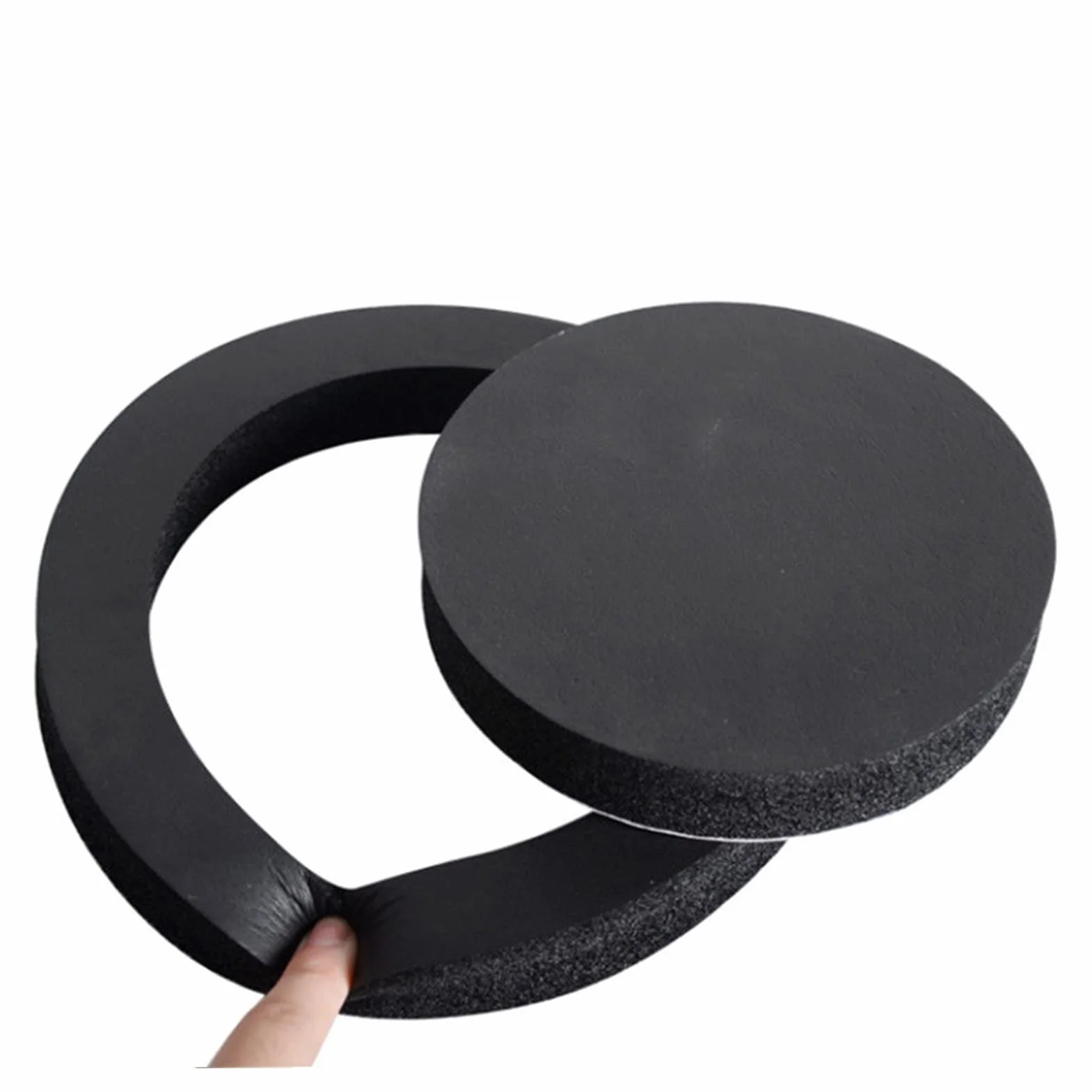 Sklep Aihua. 4x 6.5 "Samochód samochodowy Głośnik Bass Pierścień Pianka Woofer Pad Hałas Akcesoria fali dźwięku (Color Name : FAYFFXMFX-BLACK)