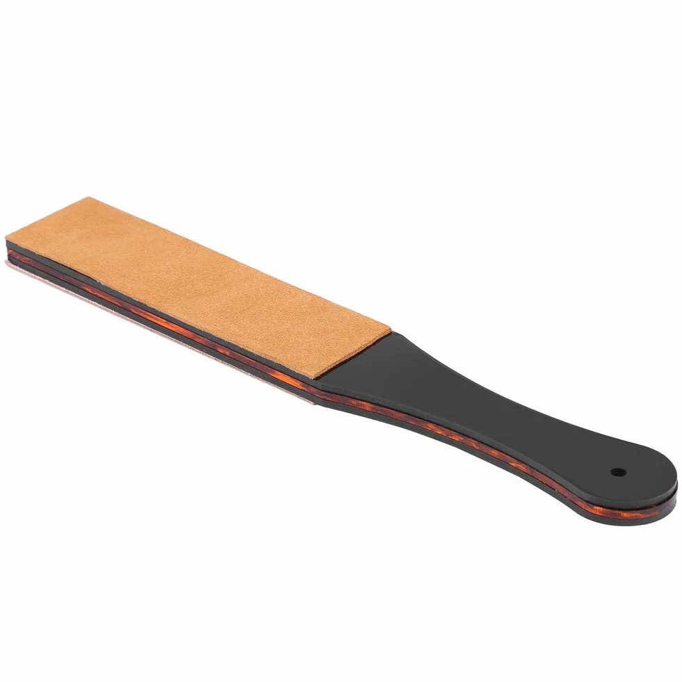 Skóra Sieka,Kamienie Ostrzenie Podwójny Rozmiar PU Skóra Zmiękczacz Golarka Pasek, Narzędzie do polerowania Ostrzałka Skórzany Strap Straight Strap Golarka