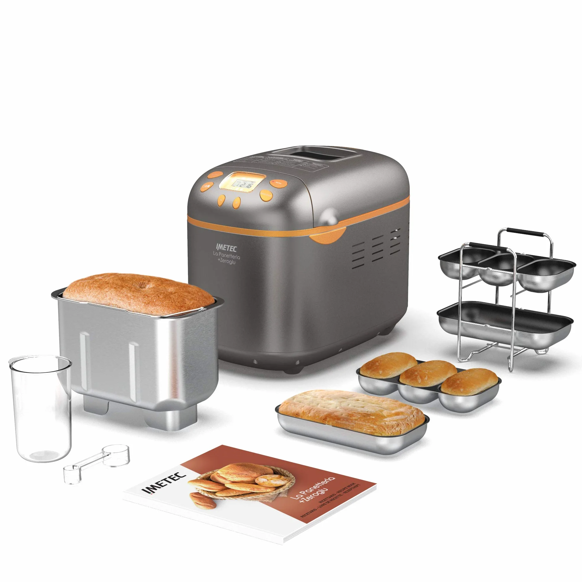Imetec La Panetteria +Zeroglu maszyna do pieczenia chleba, ciasta, dżemów, pizzy