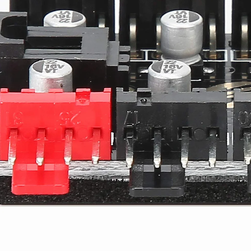 Koncentrator sterowania PWM do wentylatora obudowy komputera, 4-pinowy rozdzielacz chłodzenia procesora, kontroler SATA/4D (SATA) 12V
