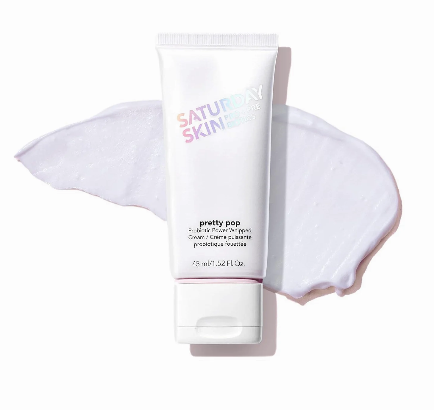 Saturday Skin Pretty Pop Prebiotics and Probiotics whipped Nawilżający Krem Odżywianie Allure Best of Beauty Winner 2020 (1,52 Fl Oz)