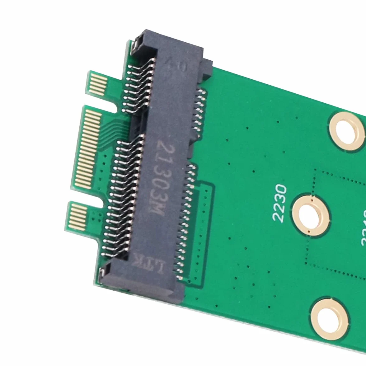 MSATA Adapter MSATA na M2 SSD Adapter Card M2 B&M Klucz Interfejs Dysk twardy Konwerter Board