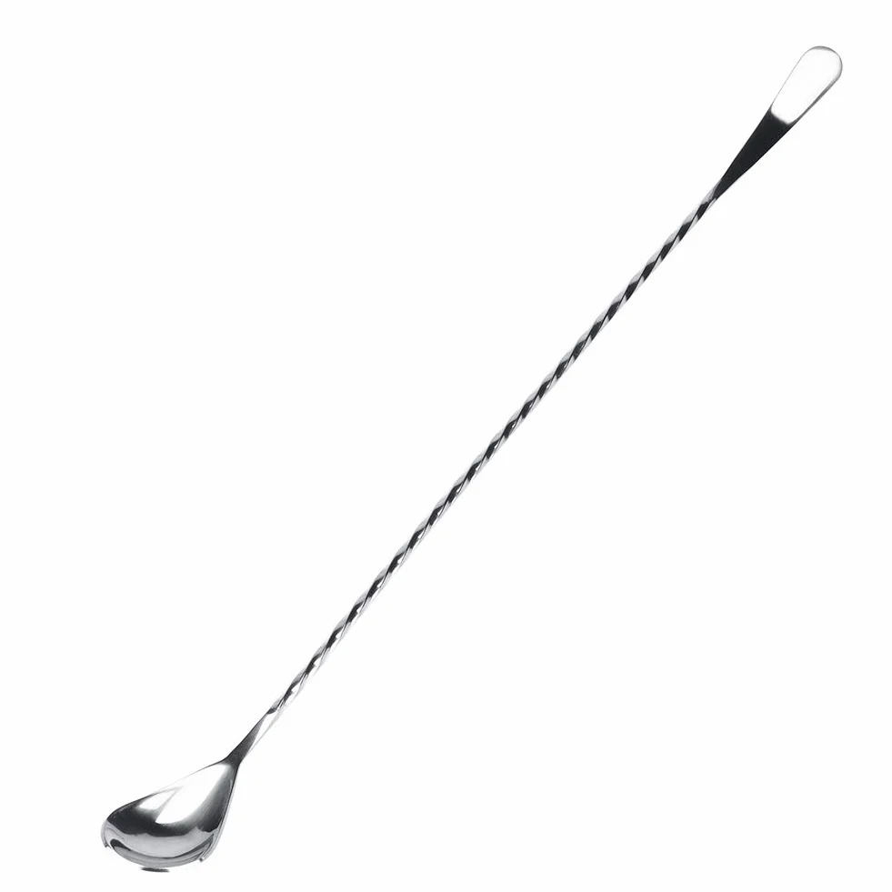 Błotnik koktajlowy ze stali nierdzewnej 40 cm łyżka do mieszania zestaw narzędzi do mojito