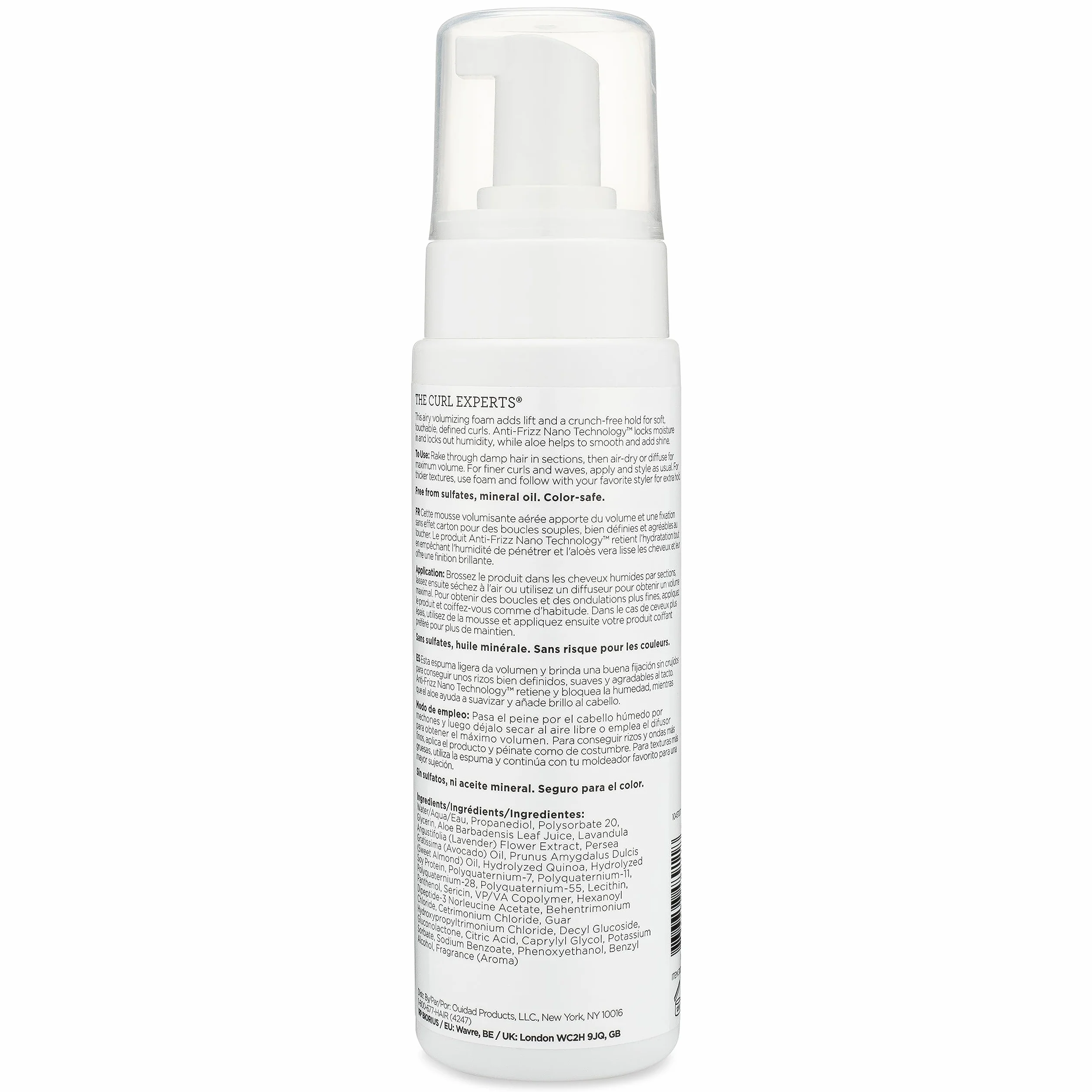Zaawansowana kontrola klimatu Featherlight Pianka objętościowa od Ouidad dla Unisex - Pianka 7 oz