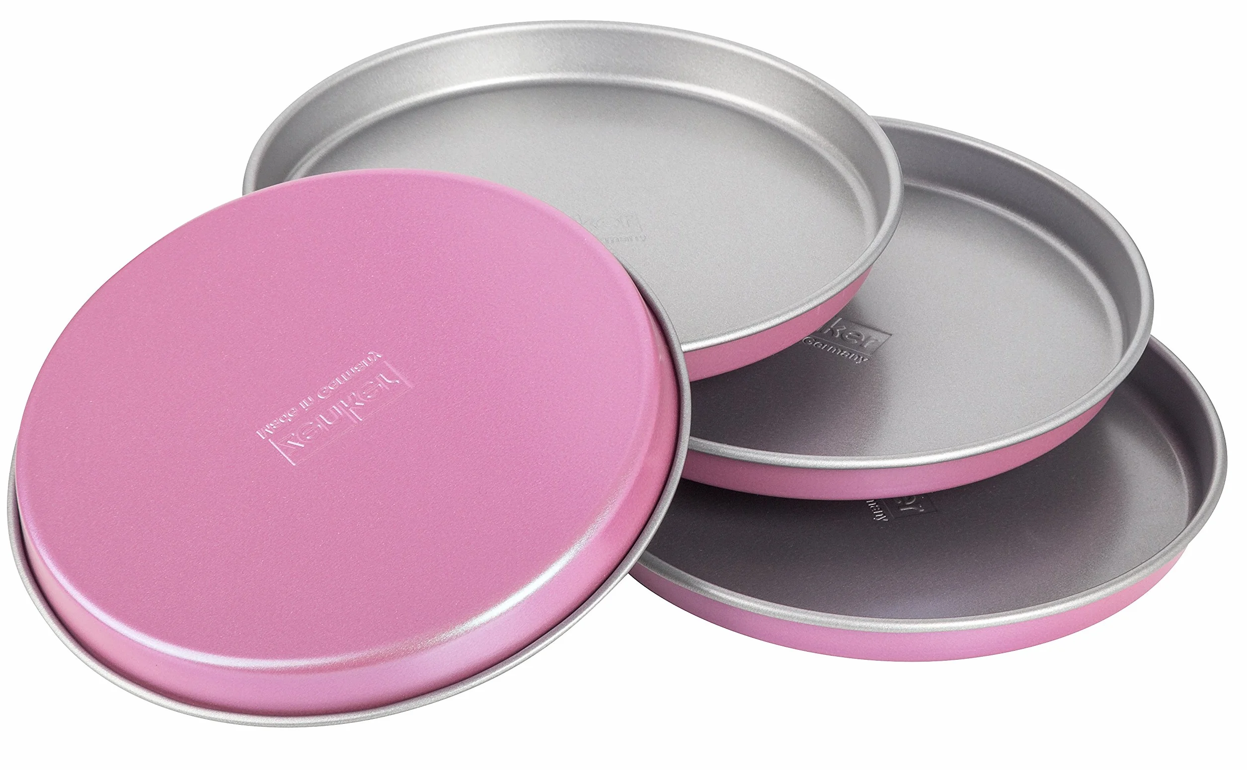 Zenker creative studio zestaw blachy warstwowej, okrągłe formy do pieczenia, blachy do pieczenia z powłoką zapobiegającą przywieraniu, forma do ciasta: Ø 170 mm x 17 mm