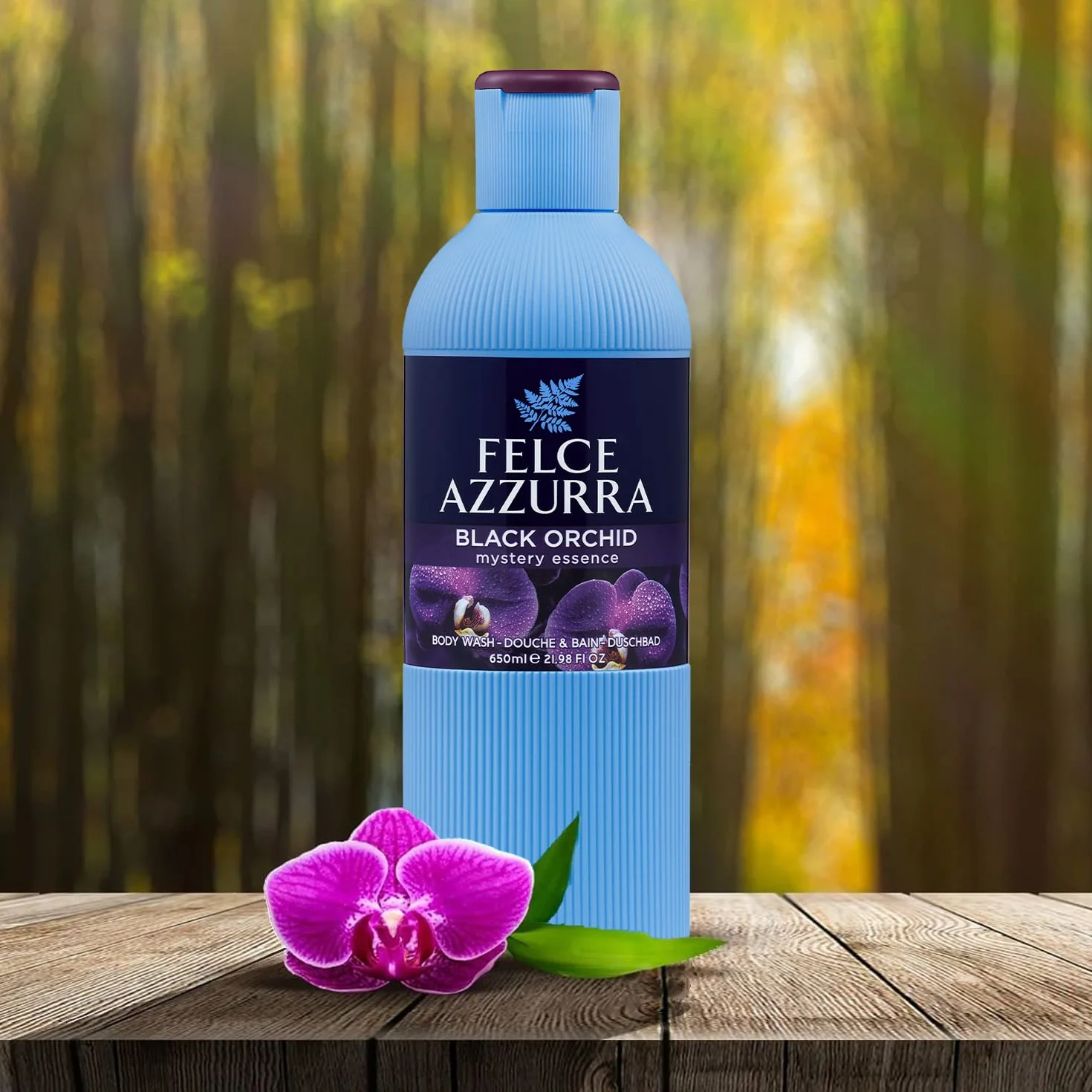 Felce Azzurra - Mycie ciała Black Orchid, wyrafinowane perfumy, nawilża skórę - 650 ml