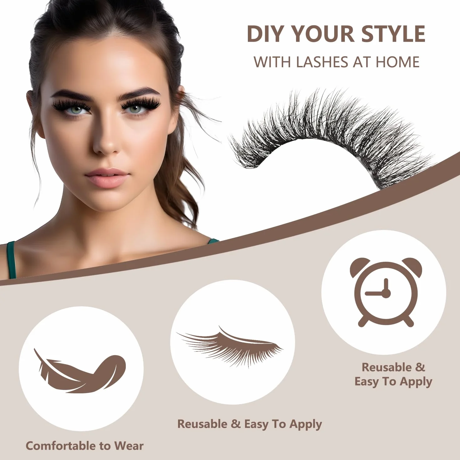 380 szt. 200D lash extension set
