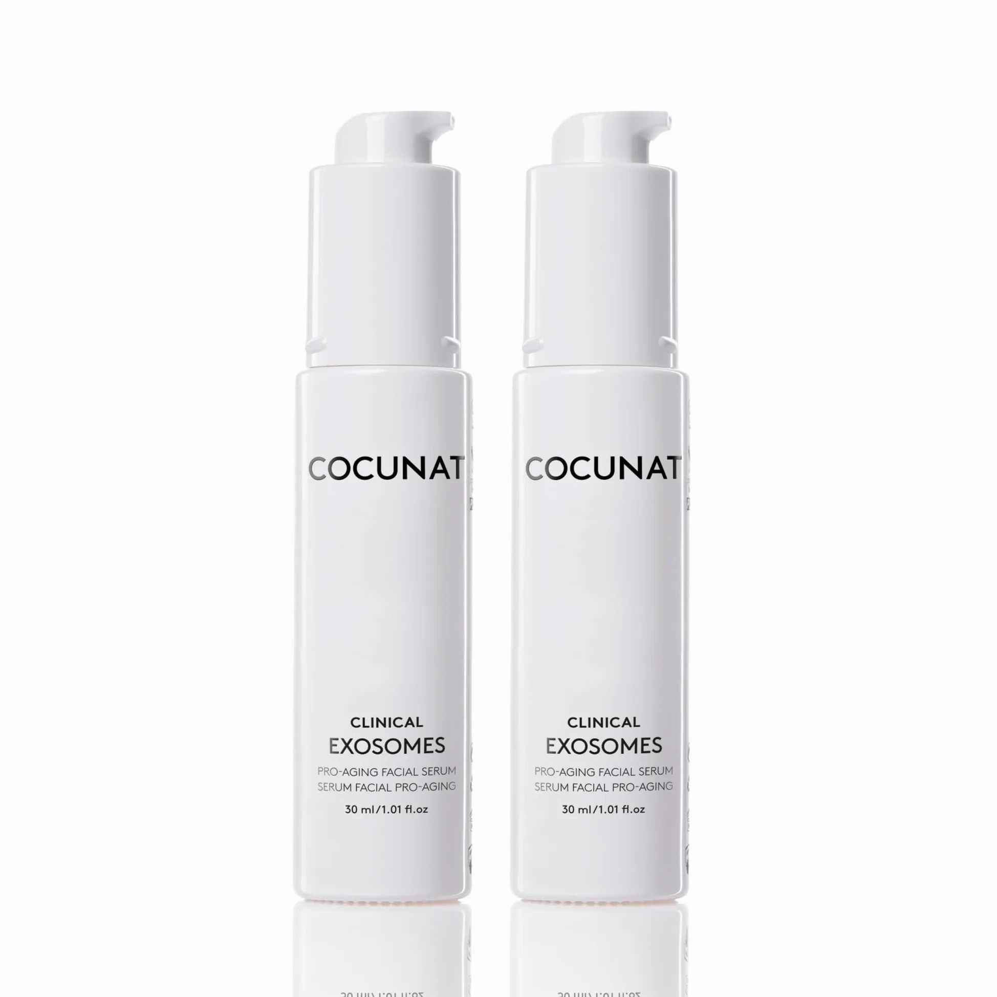 COCUNAT - Zestaw 2 Egzosomów CLINICAL - Serum V-LIFTING z egzosomami - Zmień definicję owalu twarzy - Walka z wyrywaniem - Komunikacja komórkowa - Efekt liftingujący