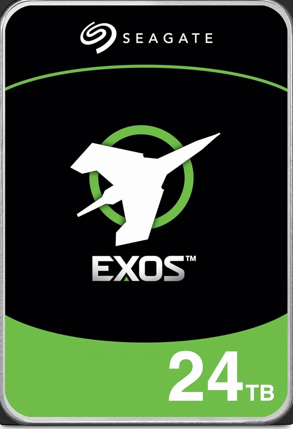 Dysk twardy wewnętrzny Seagate EXOS X24 24TB, 3,5 cala, SATA 3 Gbit/s, 512 MB, ST24000NM000C (odnowiony)