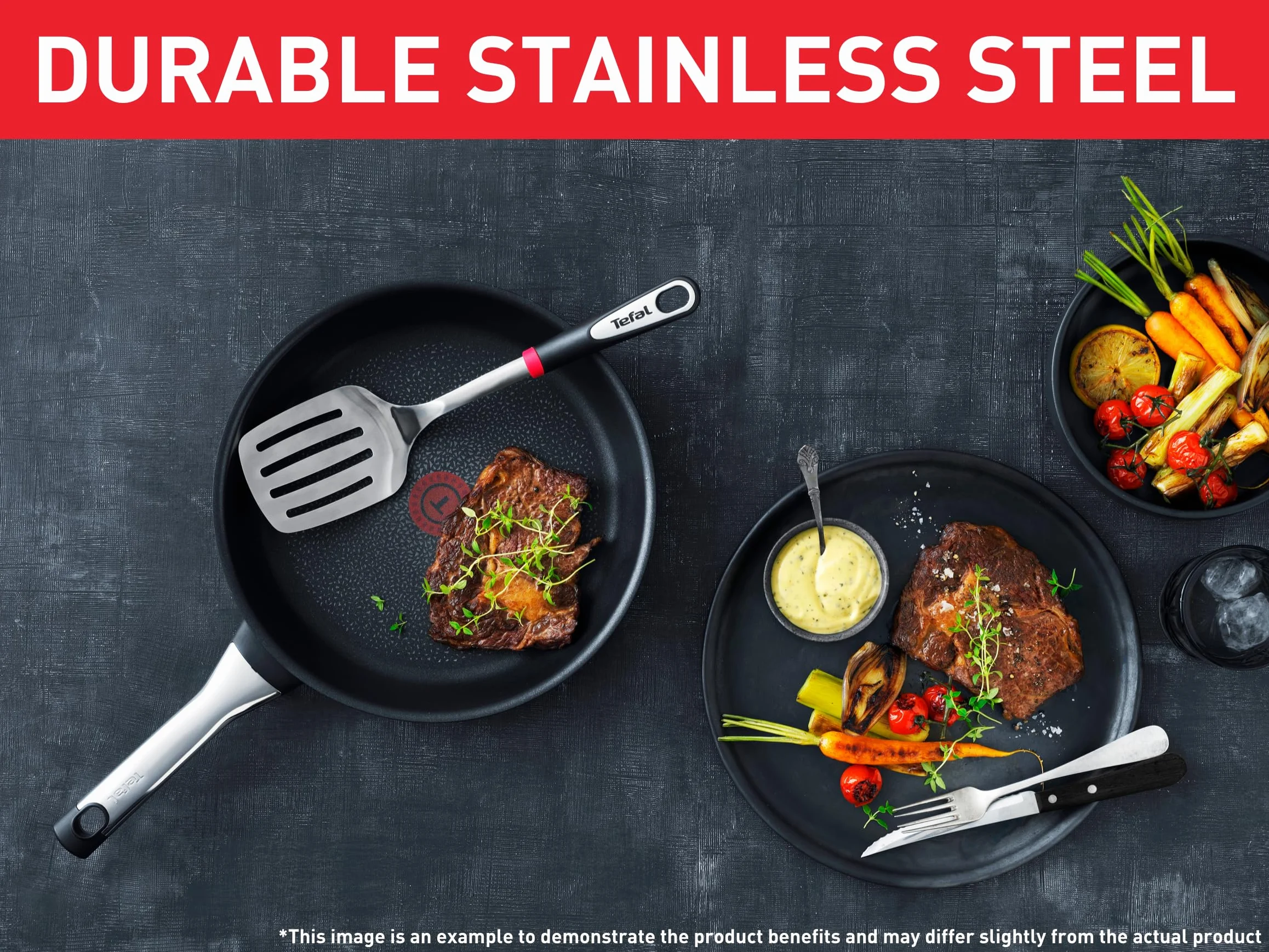 Tefal Ingenio chochla ze stali nierdzewnej 38,75 x 9,2 x 7,5 cm