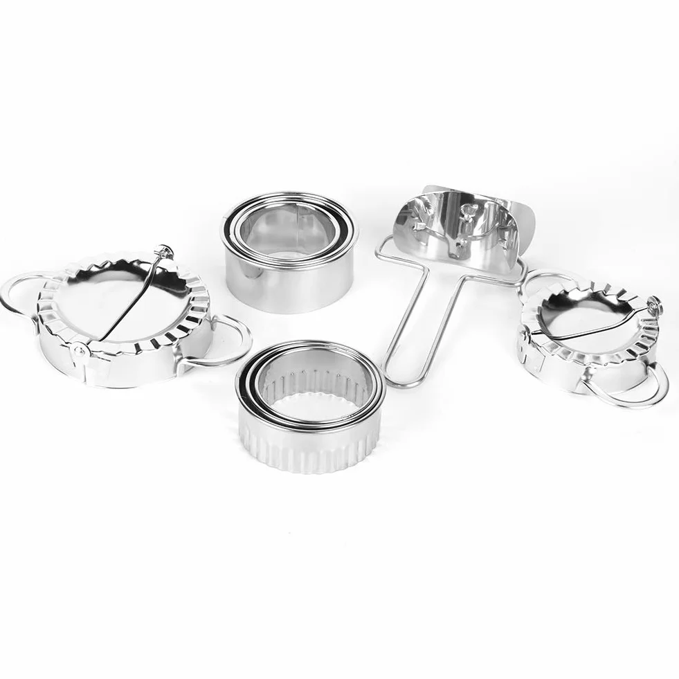 Dough Presser Maker Moulds Kit urządzenie do wyciskania kostek DIY Gadget Tool stal nierdzewna 304 do użytku domowego