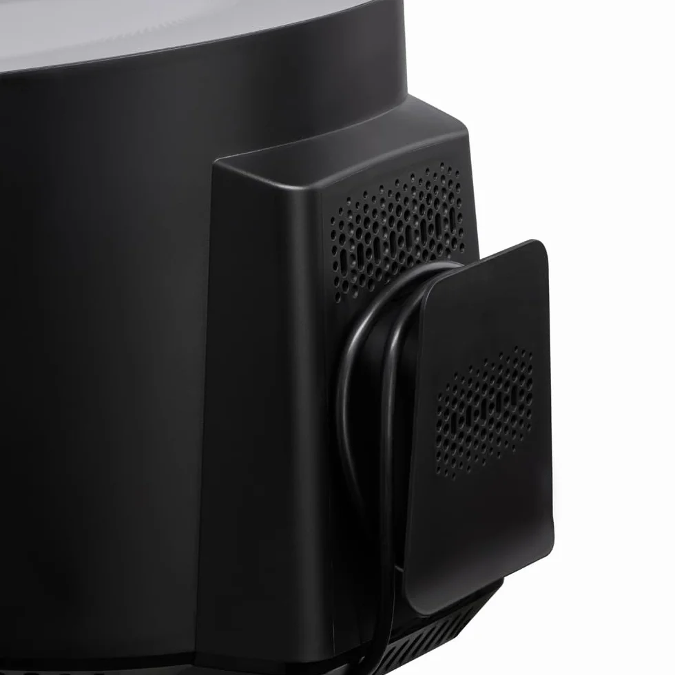 Russell Hobbs Frytkownica beztłuszczowa 5L [10 programów | z okienkiem] Air Fryer (frytkownica bez oleju, grillowanie, pieczenie, max. 200°C, można myć w zmywarce) SatisFry Panoramic Czarny 27420-56