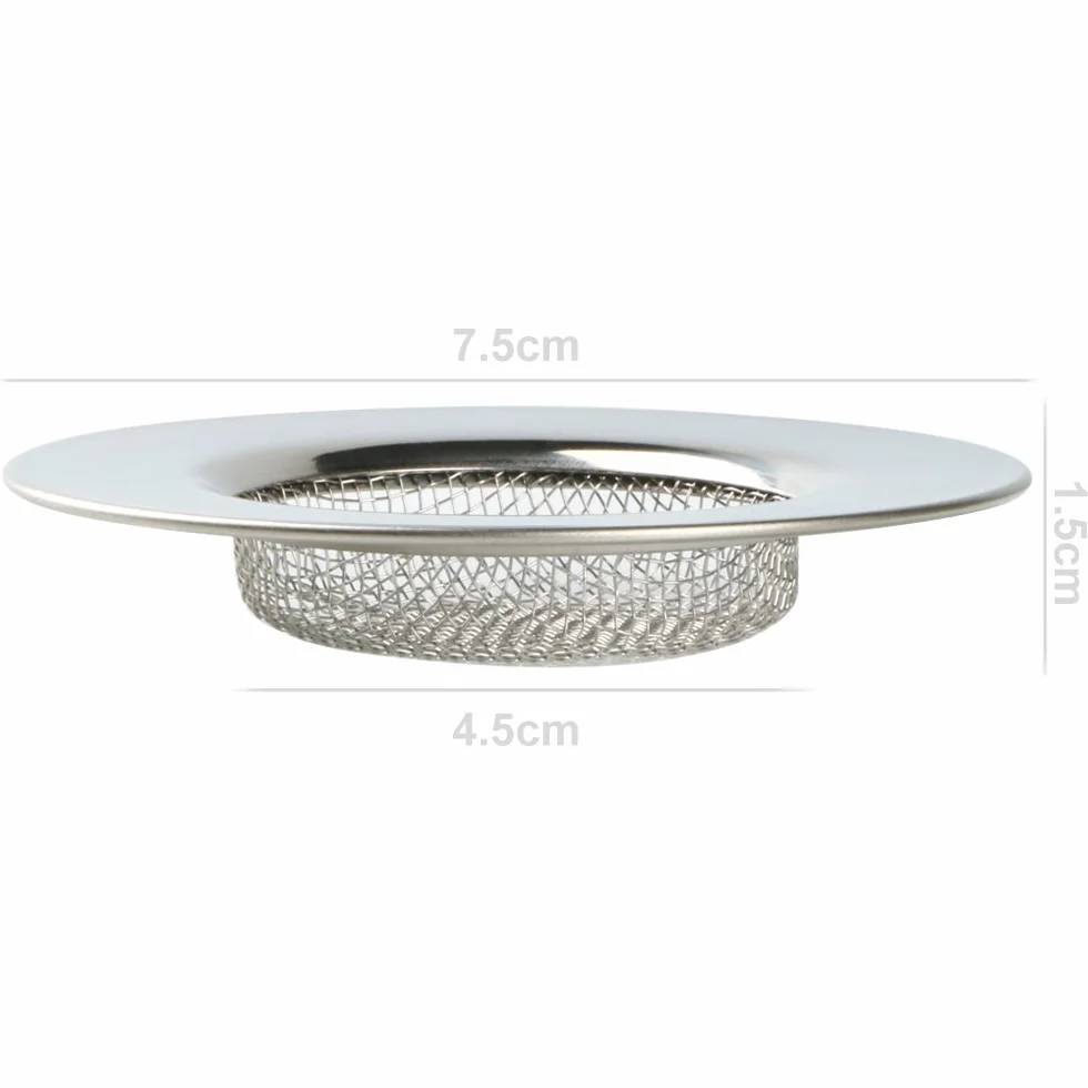 TRIXES Sitko do zlewu pod prysznic Stal nierdzewna Filtr odpływowy 7,6 cm