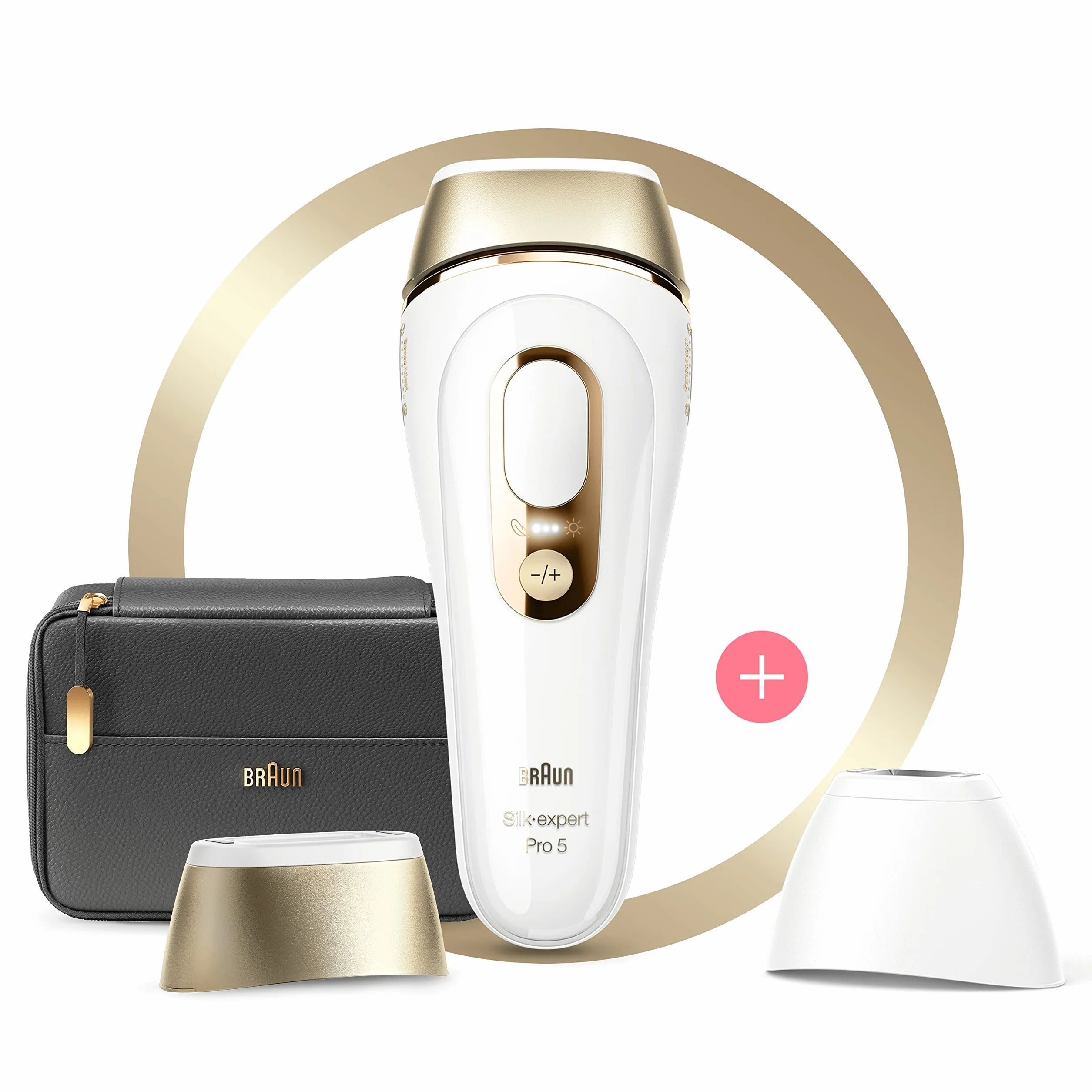 Braun Silk-expert Pro 5 PL5140 IPL Pulsujące Światło W Domu, Osłonka, 2 głowice