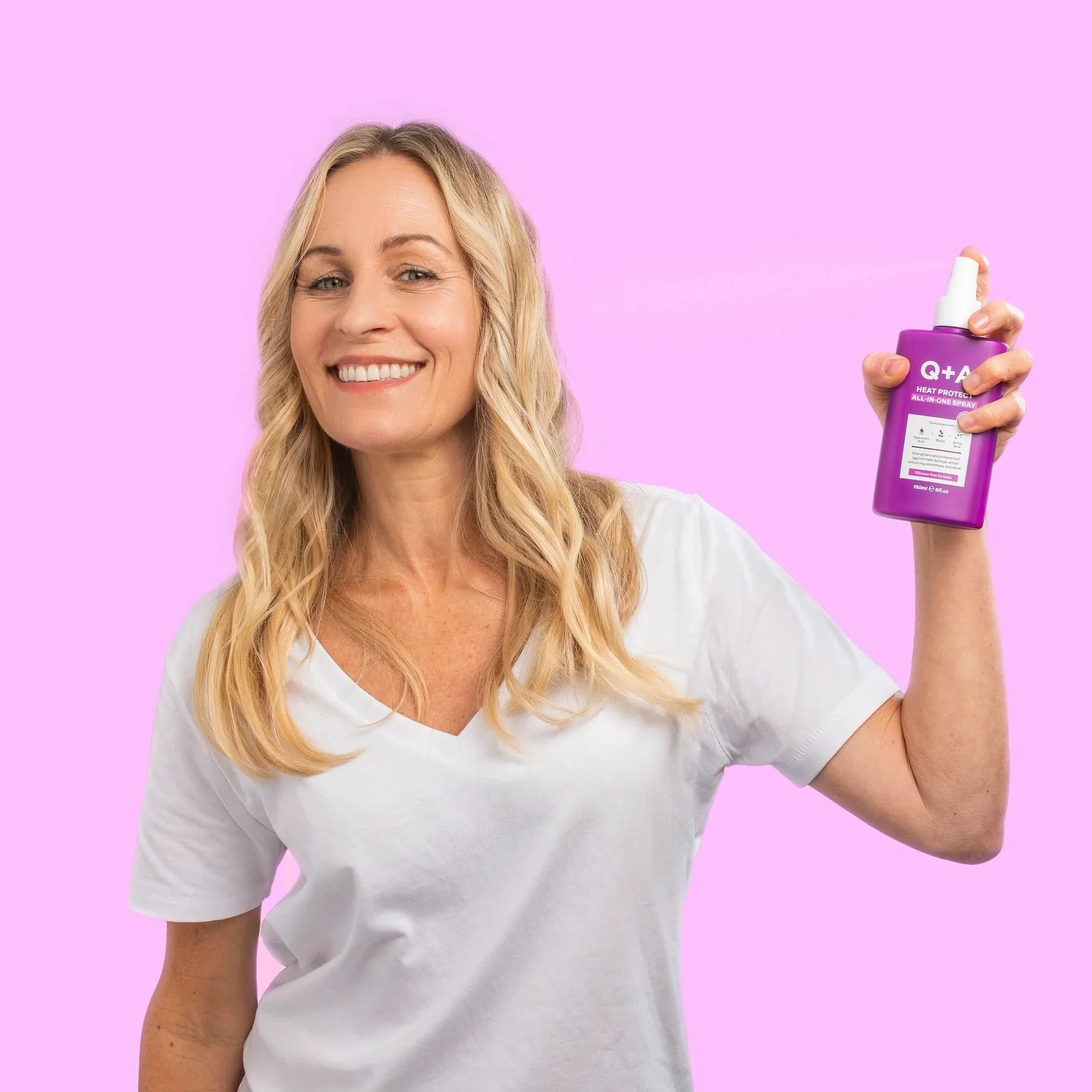 Q+A Heat Protect All-In-One Spray