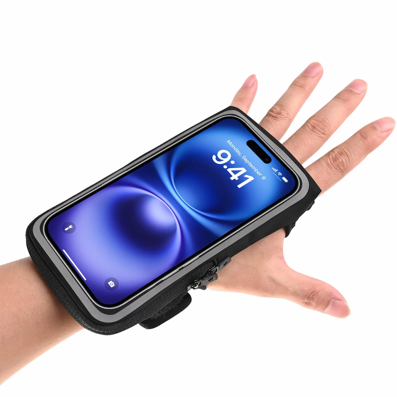 pokrowiec na telefon komórkowy do joggingu z kieszenią na słuchawki, bransoletka na telefon komórkowy z paskiem na telefon komórkowy iPhone 16 15 14 13 12 Plus Pro Max Galaxy S24 Ultra