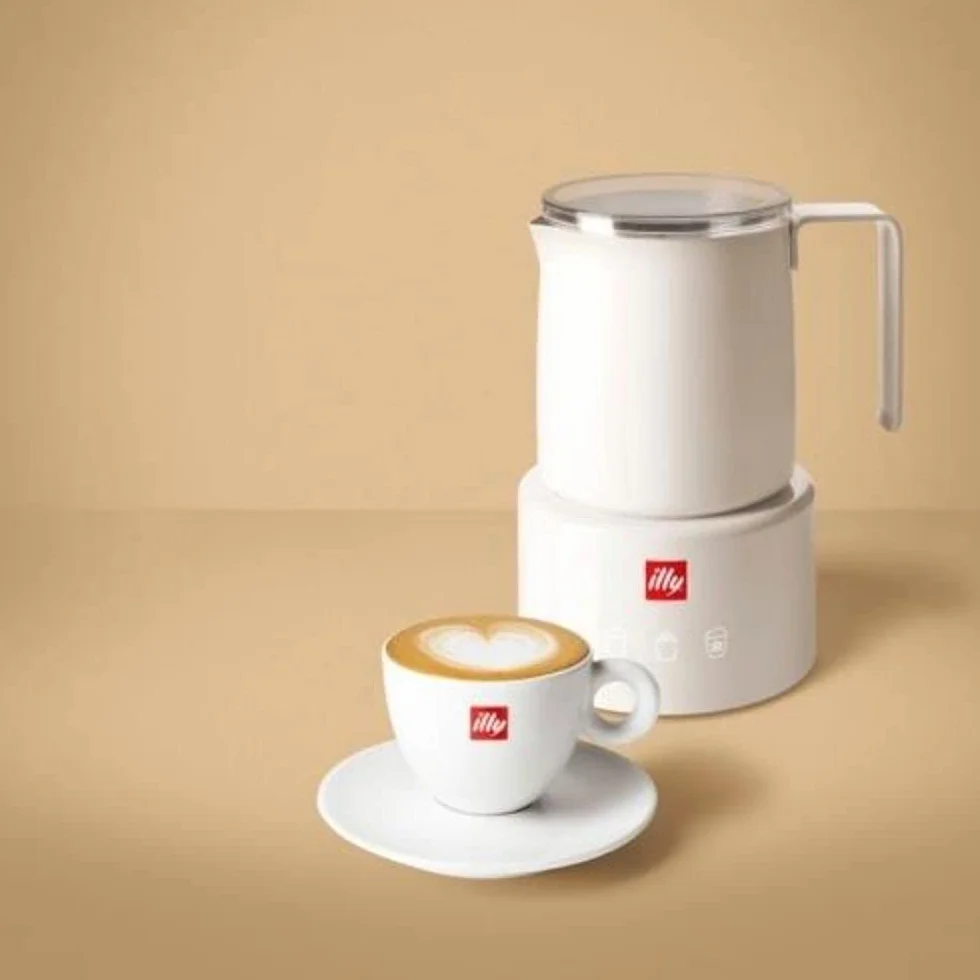 illy Cappuccinatore Montalatte Elettrico Bianco
