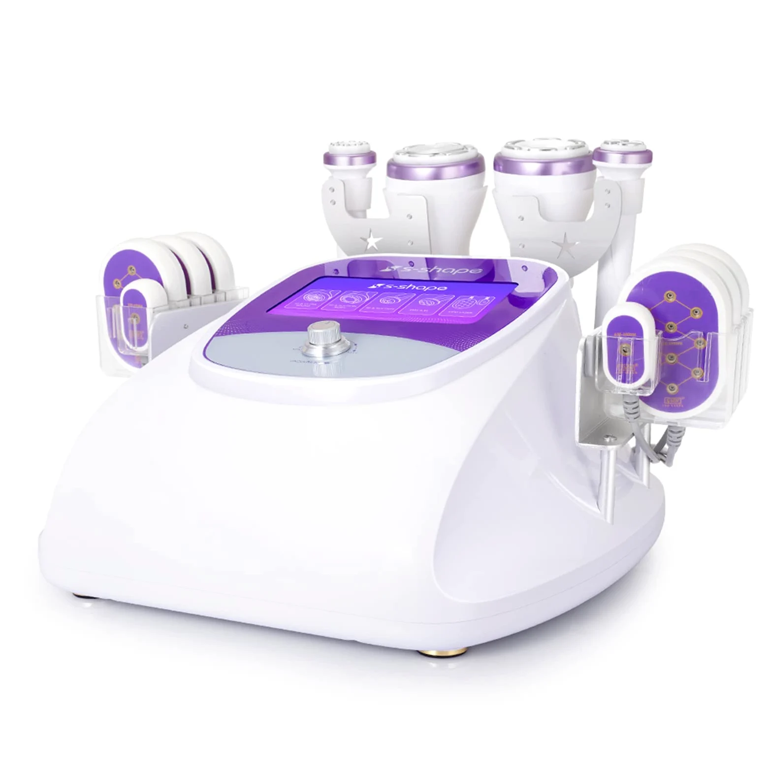 S-Shape Max 6 w 1 zestaw do masażu ciała narzędzia do pielęgnacji skóry domowe SPA mikroprądowa próżniowa maszyna kosmetyczna wielofunkcyjny masażer antycellulitowy, napinanie skóry, usuwanie